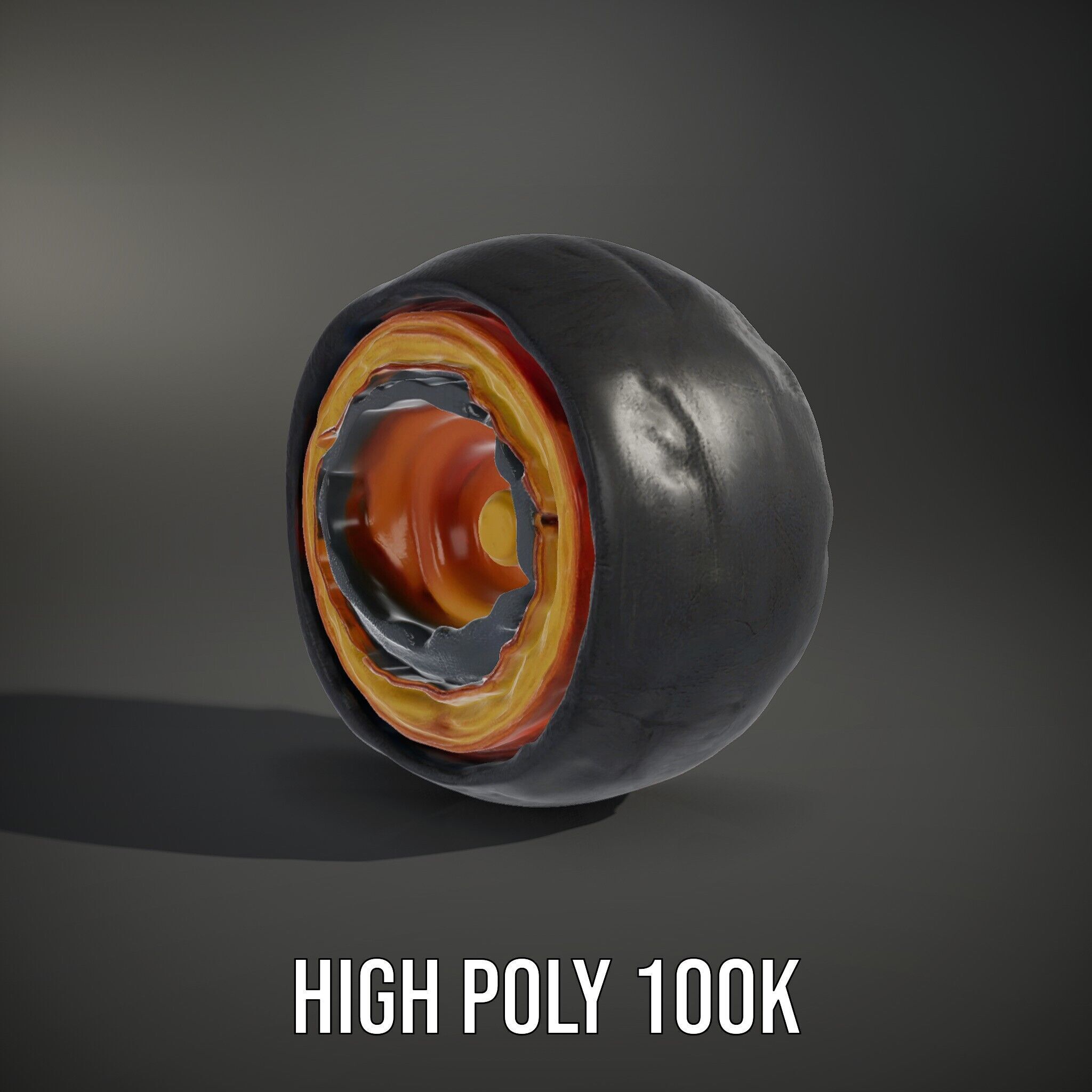 Astronomical Layered Planet Model Pack Low-poly 3D model_11