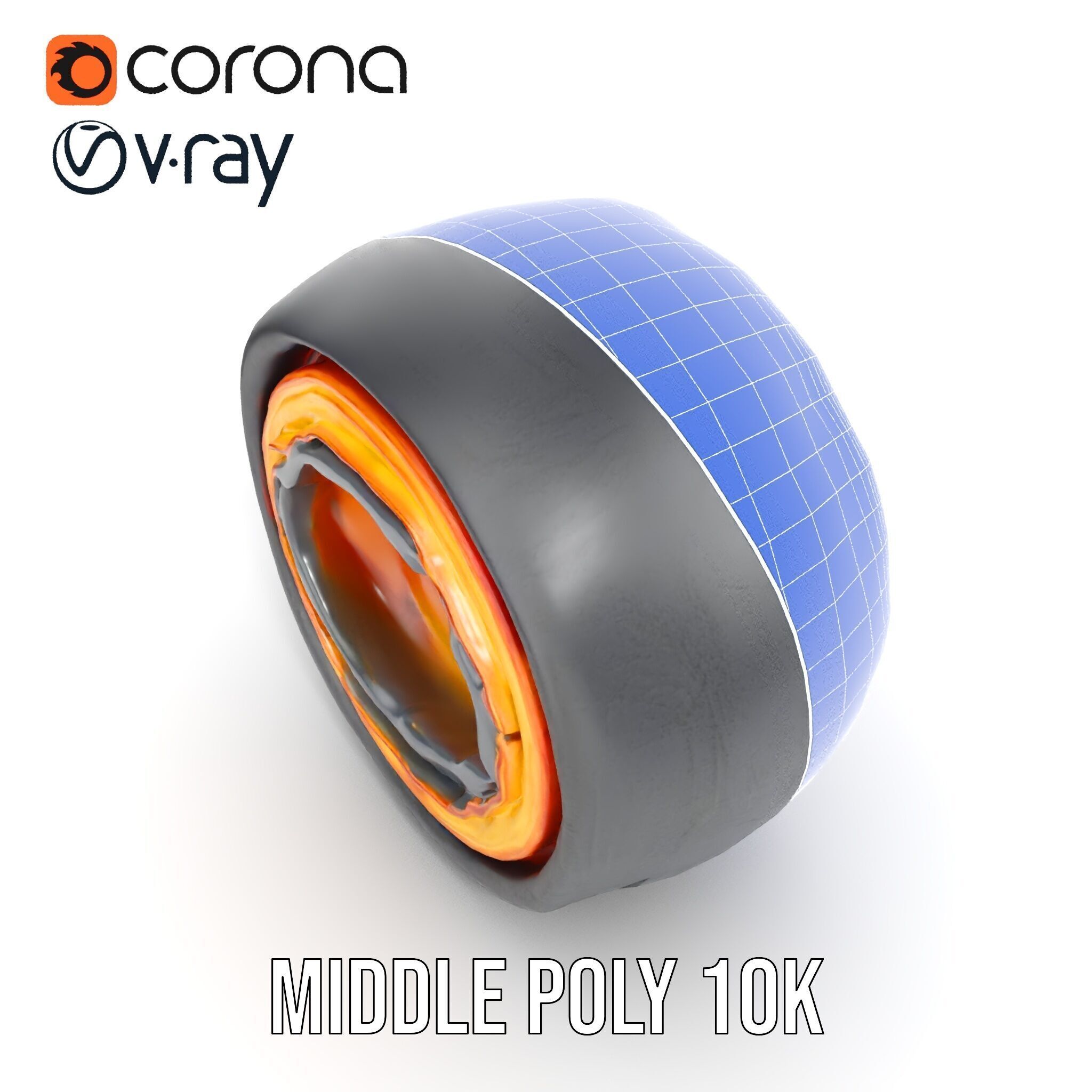 Astronomical Layered Planet Model Pack Low-poly 3D model_22