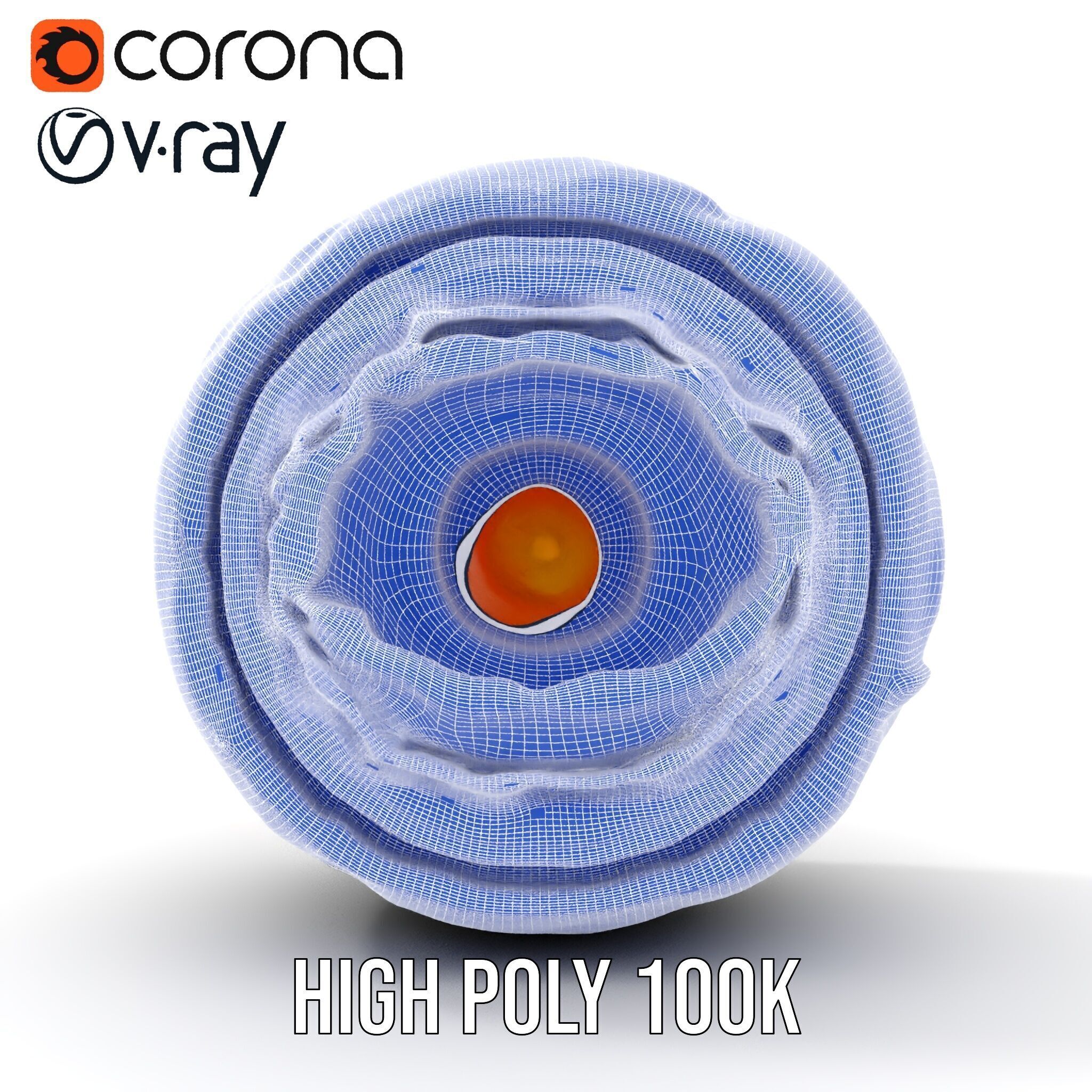 Astronomical Layered Planet Model Pack Low-poly 3D model_35