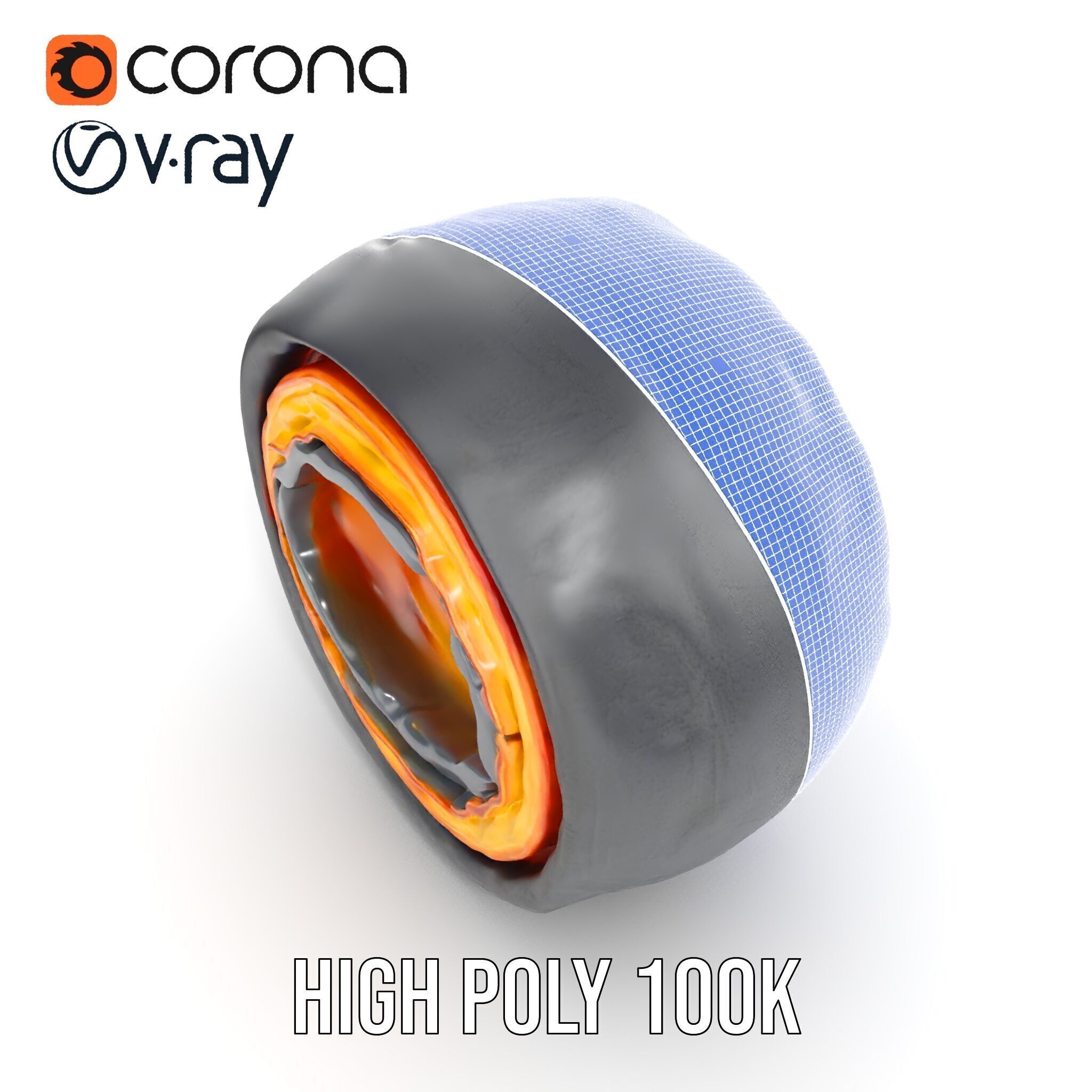 Astronomical Layered Planet Model Pack Low-poly 3D model_38