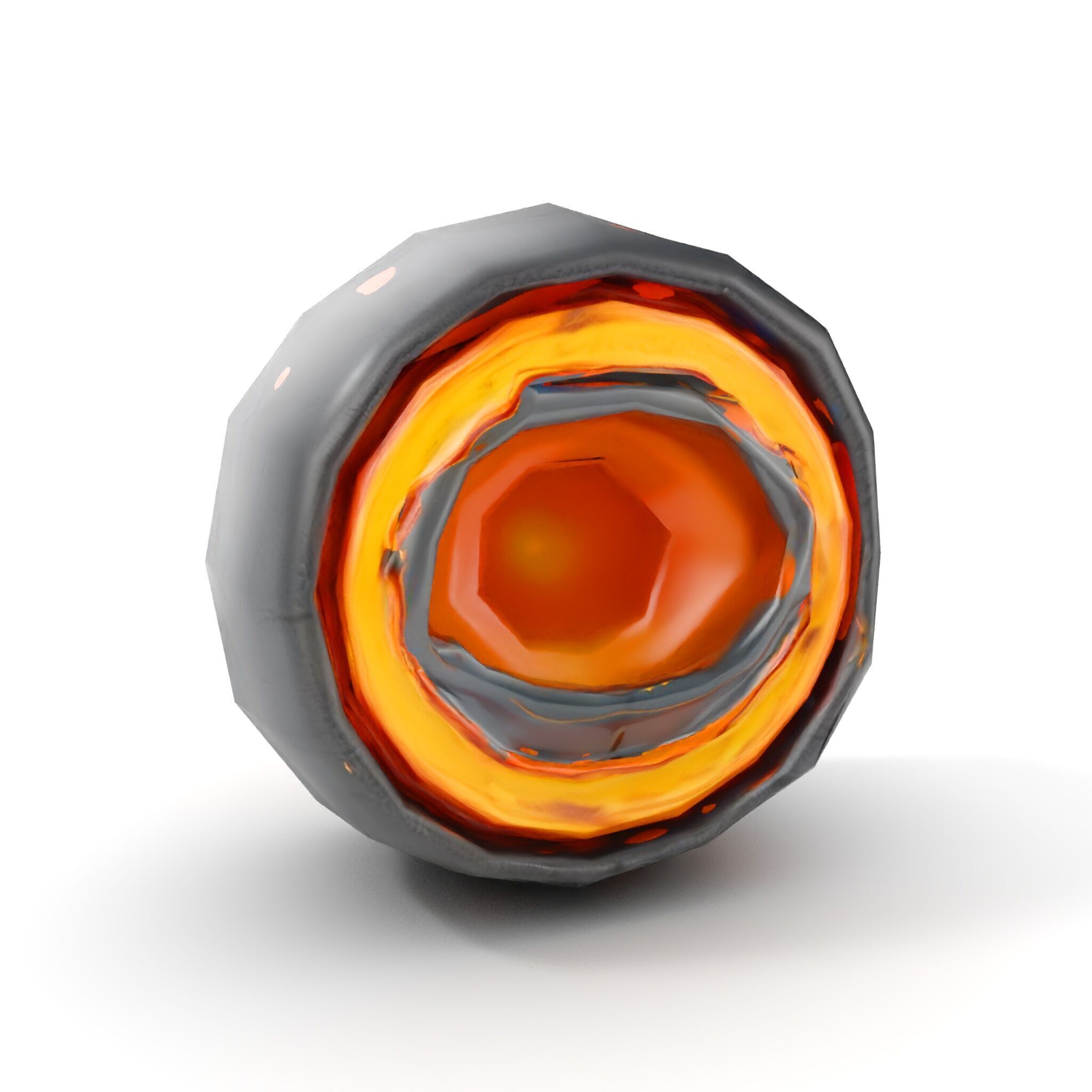 Astronomical Layered Planet Model Pack Low-poly 3D model_13