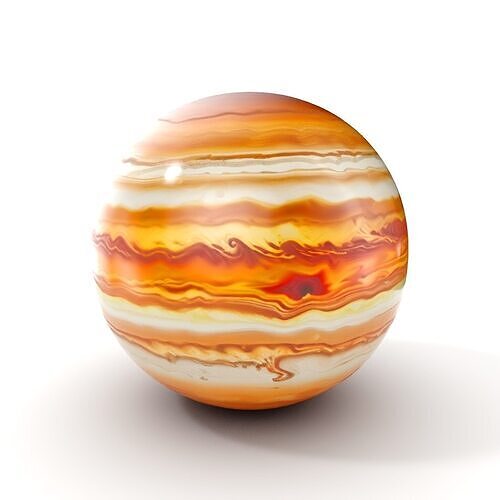 Jupiter Surface Texture D Model Pack Low-poly 3D model