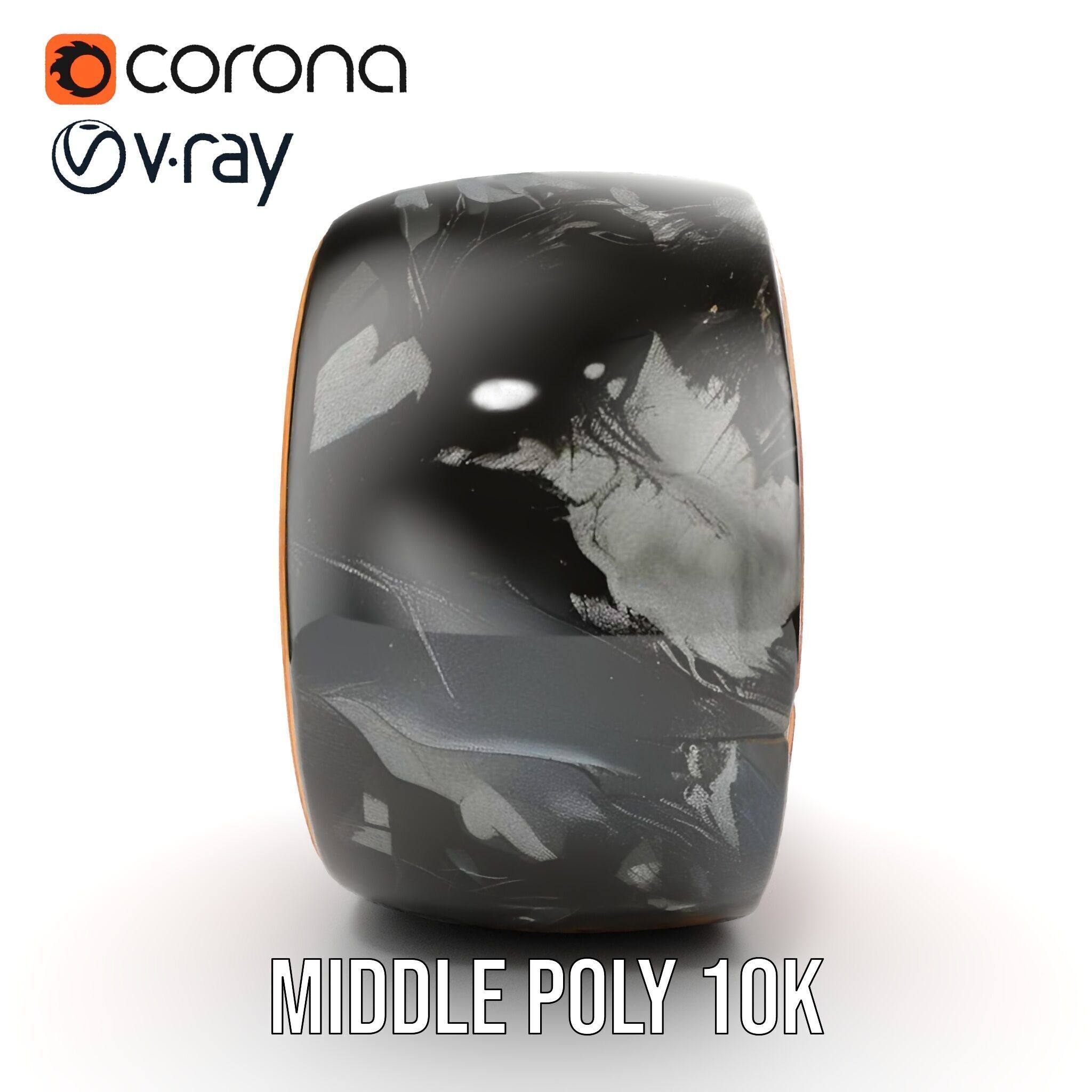 Cutaway Earth Core Model Pack for D Visualization Low-poly 3D model_25