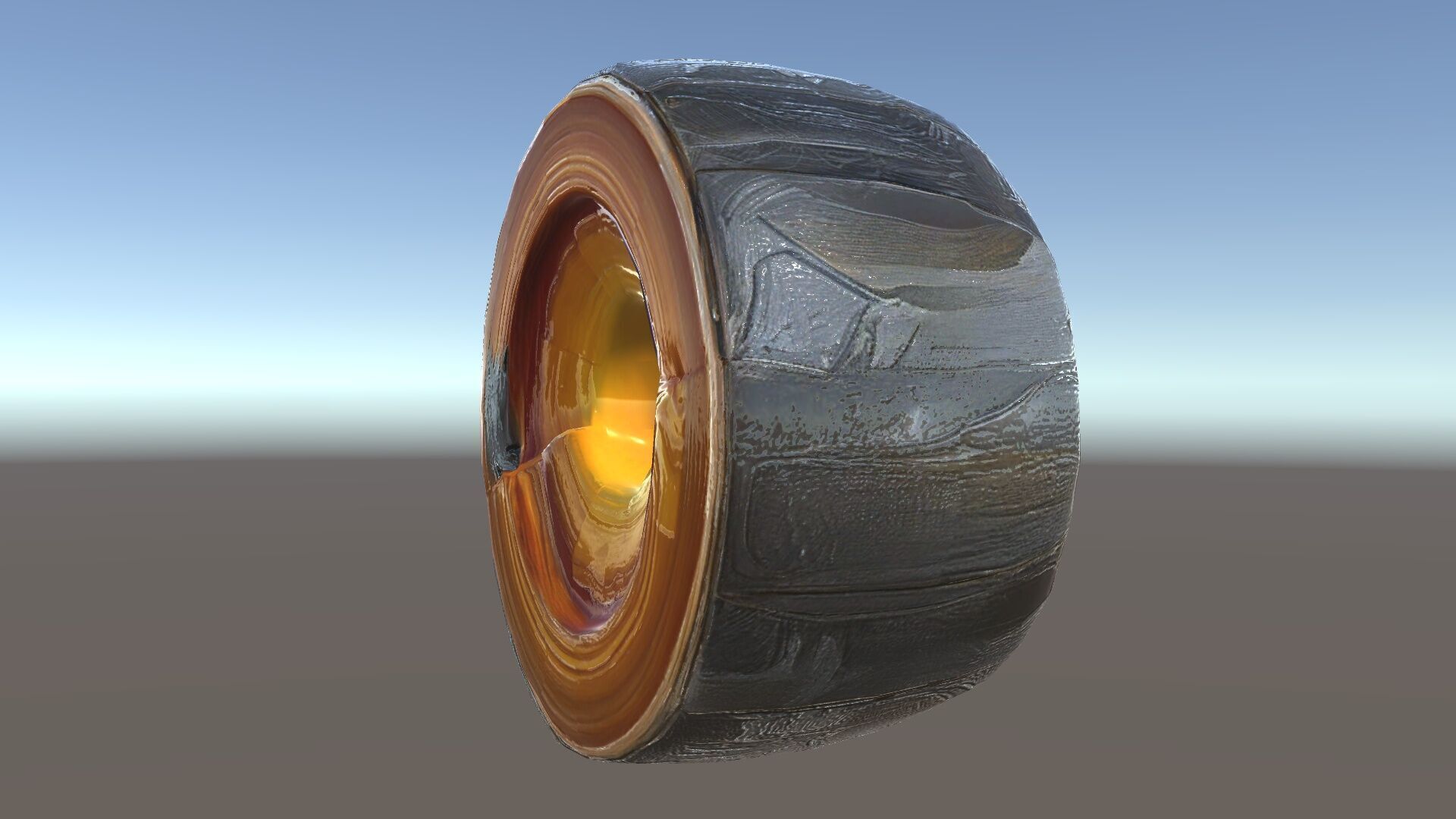 Cutaway Earth Core Model Pack for D Visualization Low-poly 3D model_35