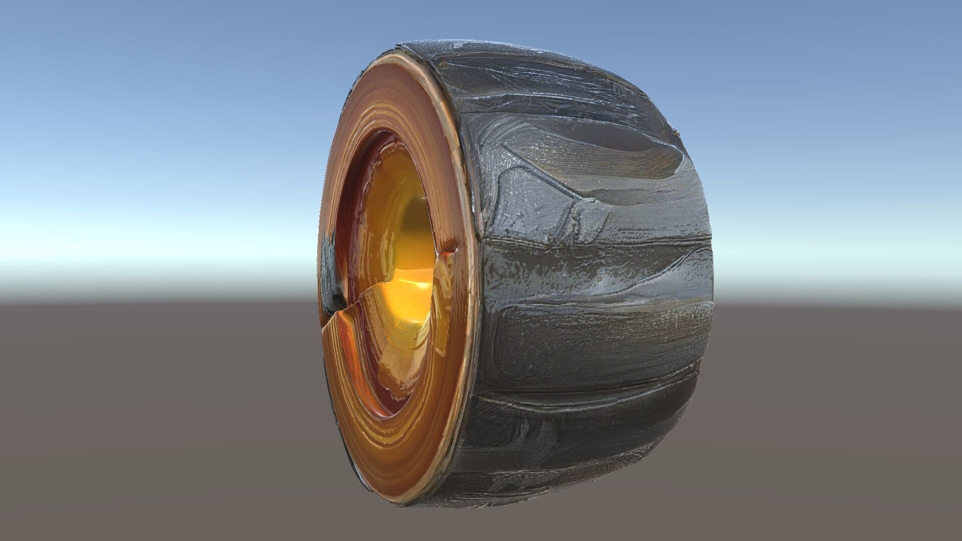 Cutaway Earth Core Model Pack for D Visualization Low-poly 3D model_34