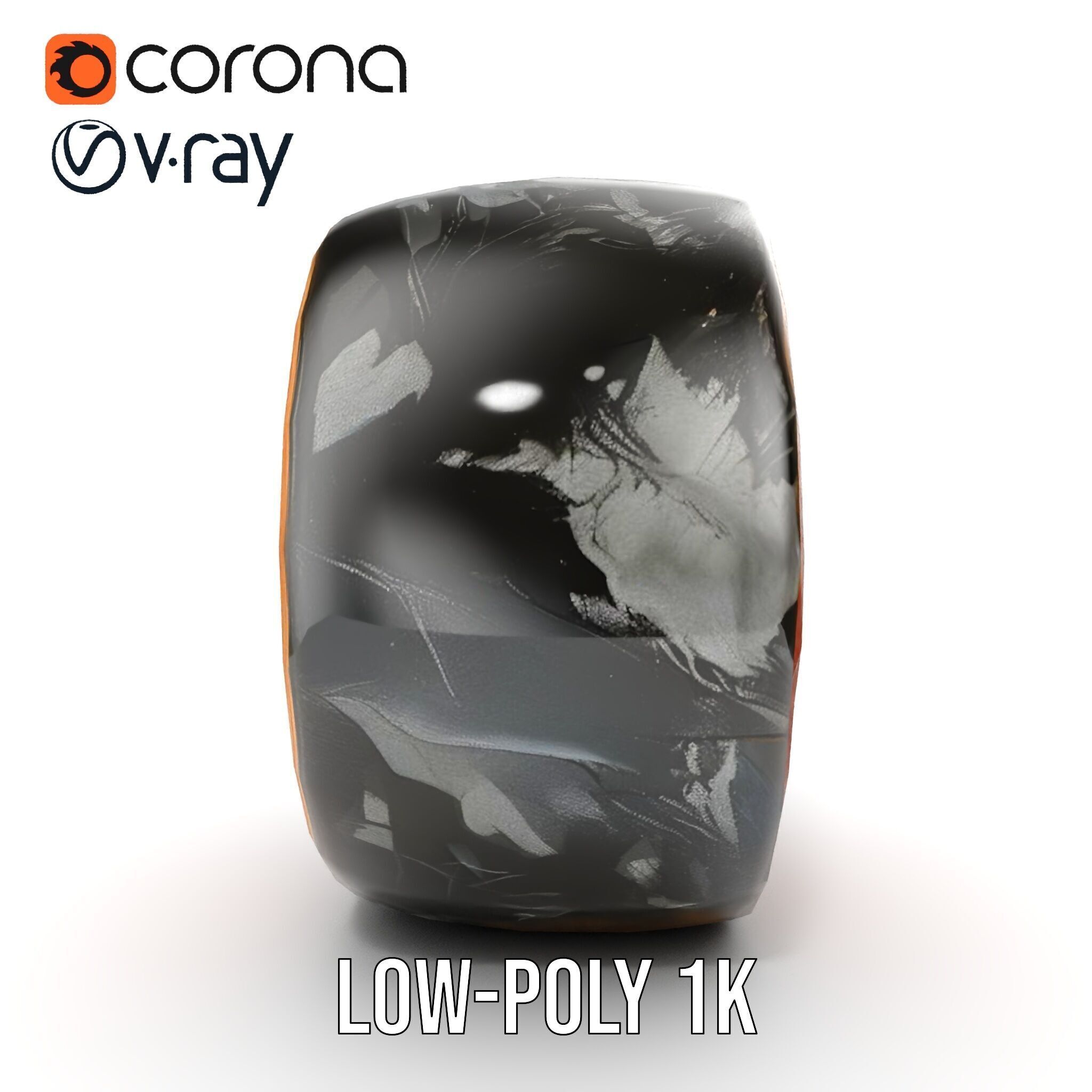 Cutaway Earth Core Model Pack for D Visualization Low-poly 3D model_32