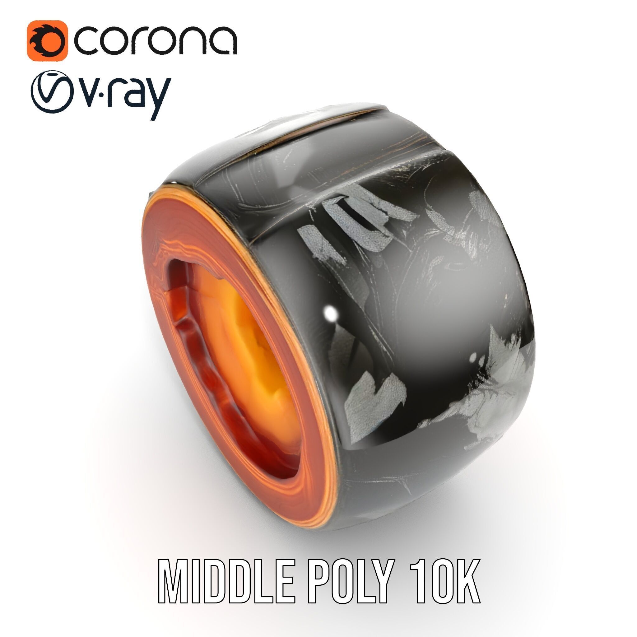 Cutaway Earth Core Model Pack for D Visualization Low-poly 3D model_20