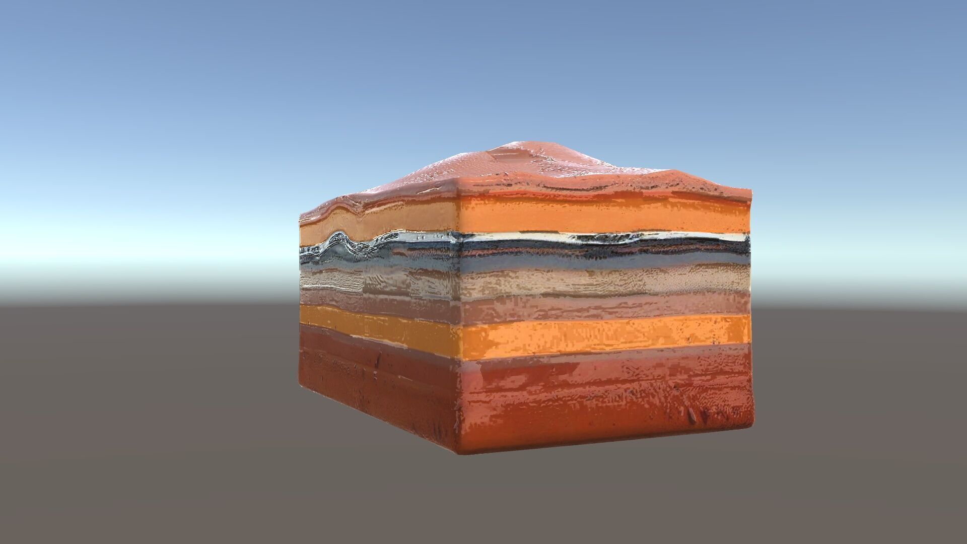 Geological Terrain Section Layer model pack Low-poly 3D model_34