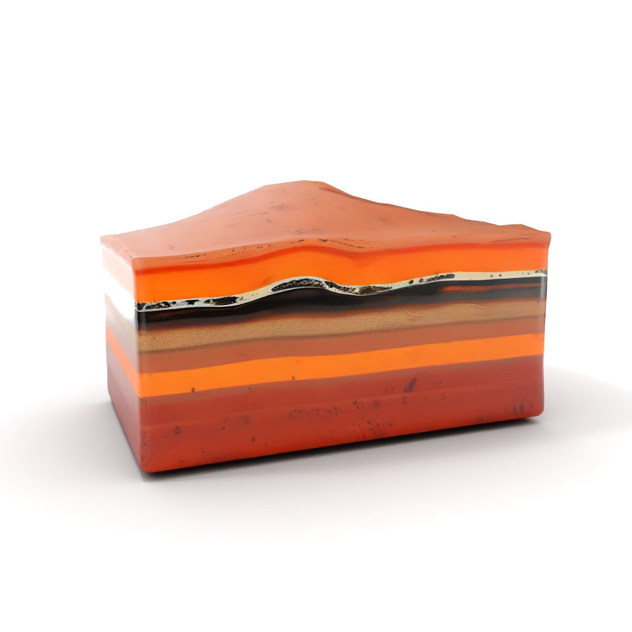 Geological Terrain Section Layer model pack Low-poly 3D model_10