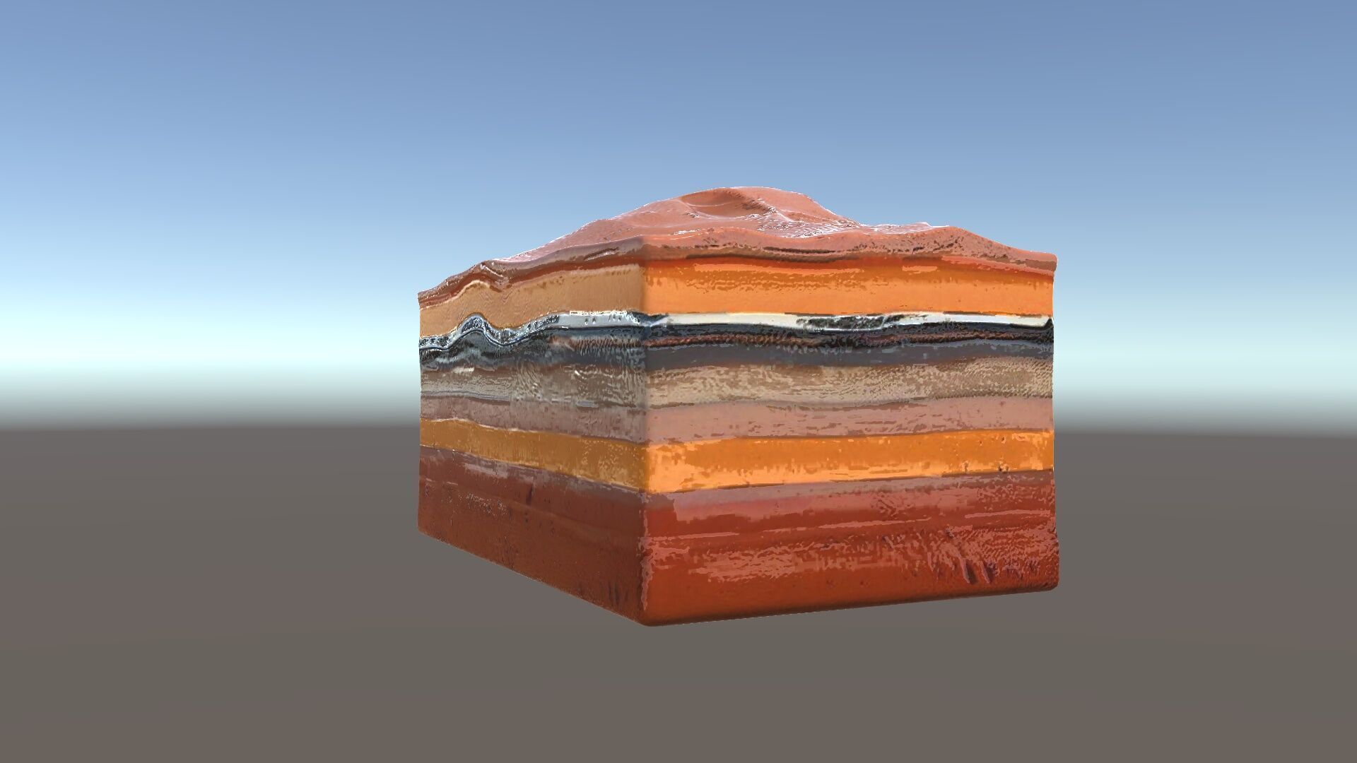 Geological Terrain Section Layer model pack Low-poly 3D model_33