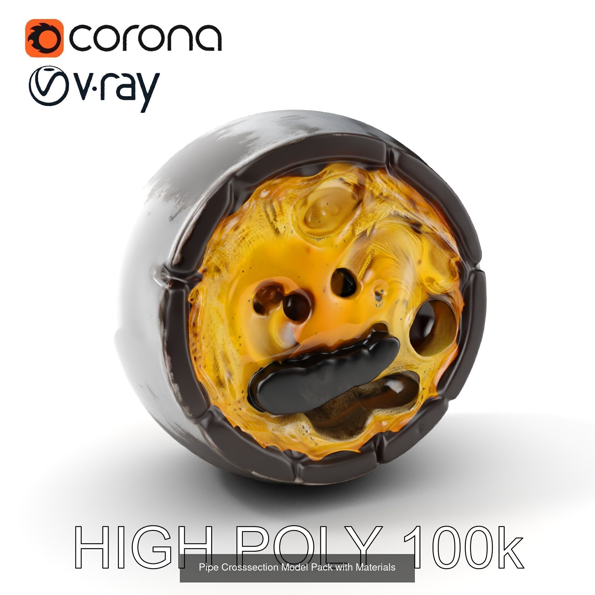 Planetary CrossSections Models Pack 3D Model Collection_18