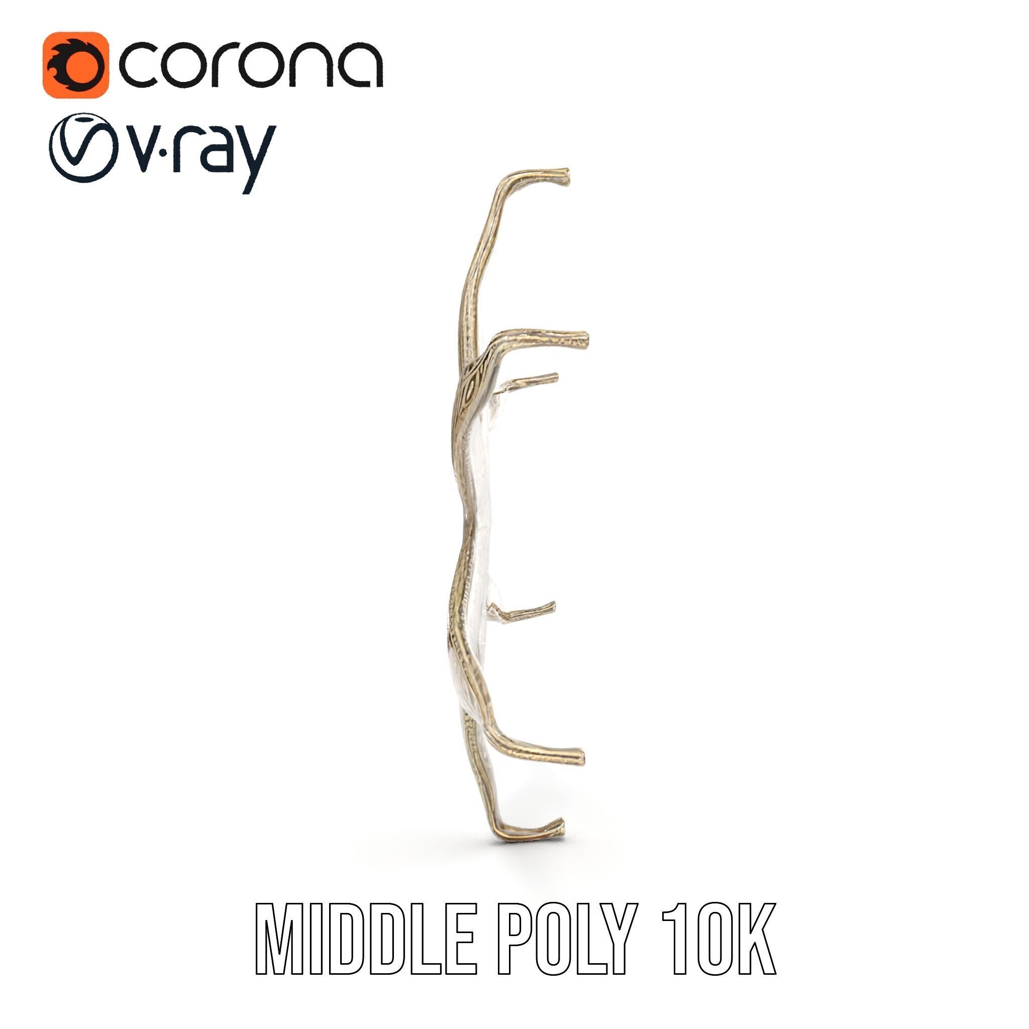 Intricate Decorative Star Model Pack Low-poly 3D model_17