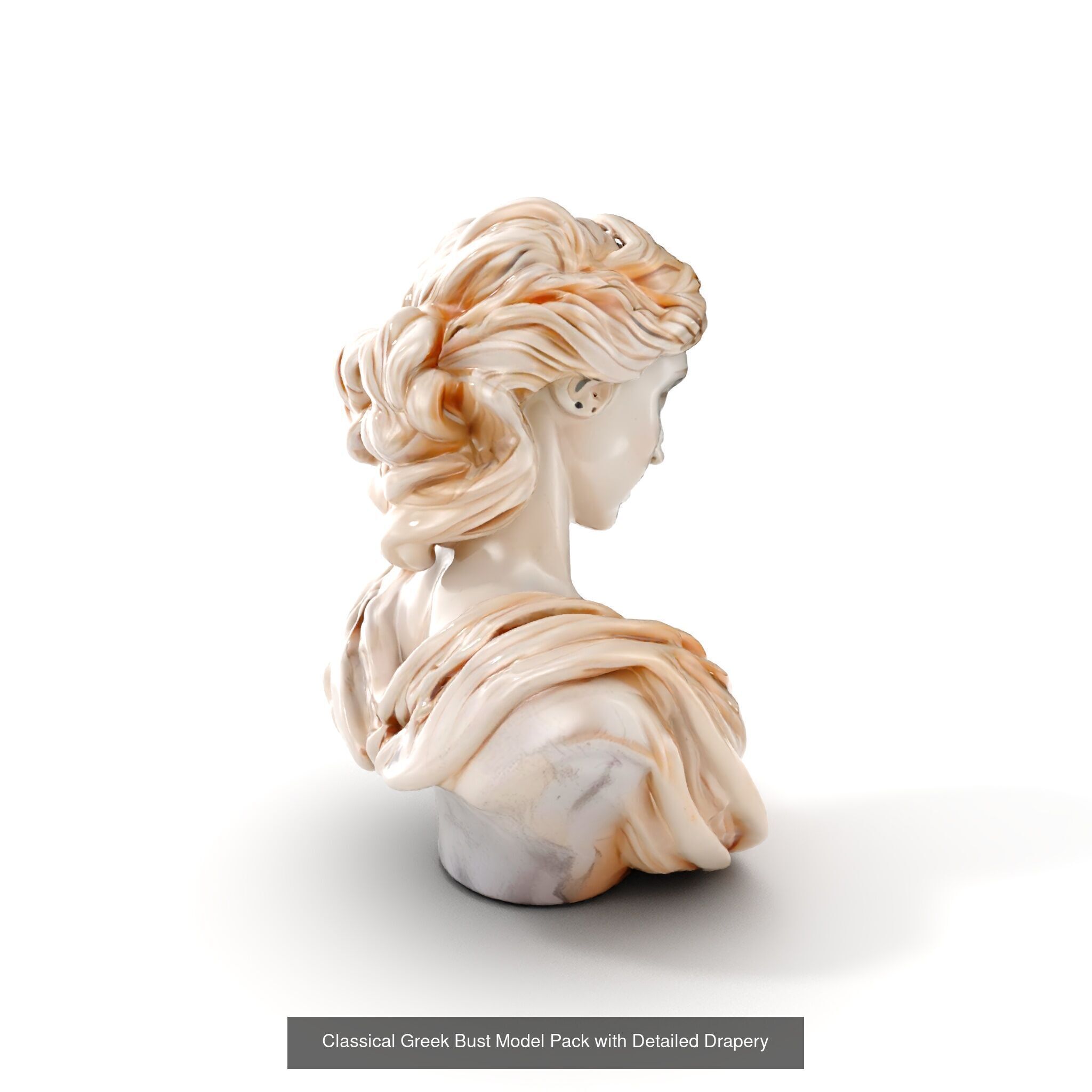 Elegance of Roman Sculptures 3D Model Collection_19