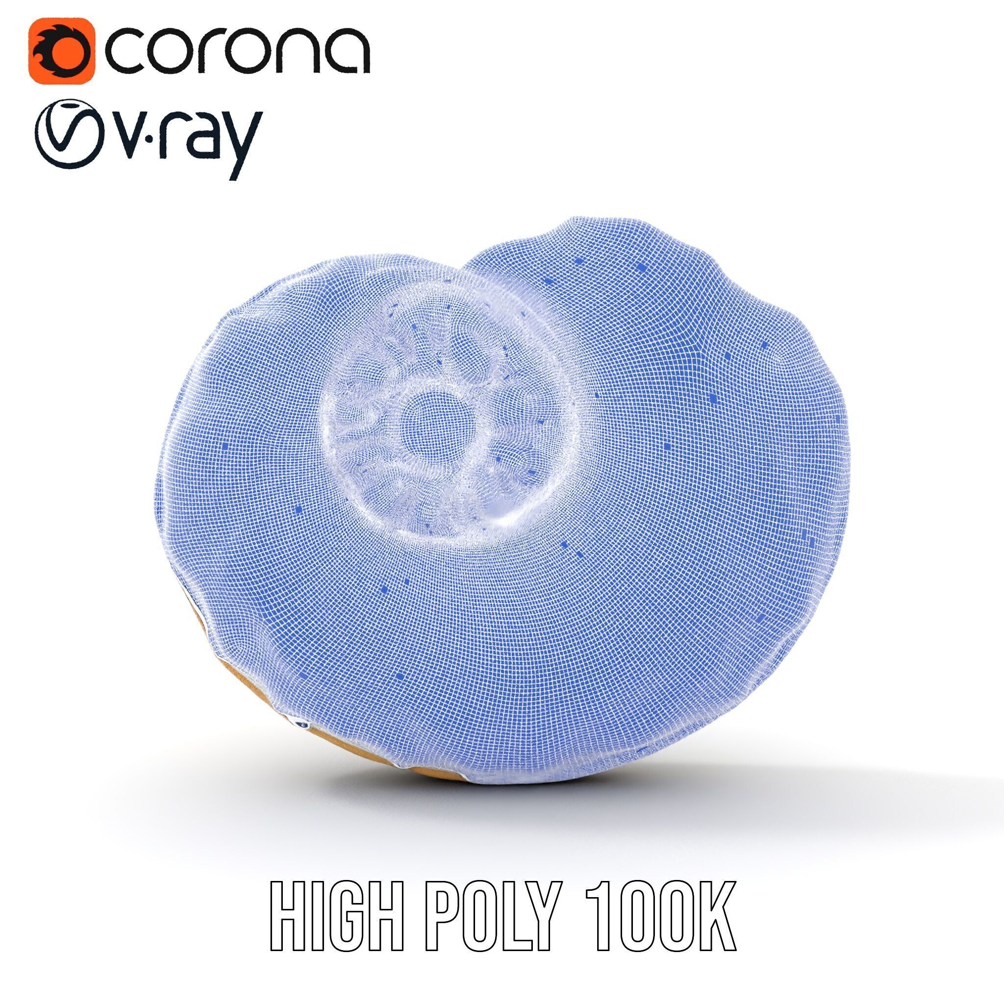 Iridescent Spiral Shell Model Pack Low-poly 3D model_37