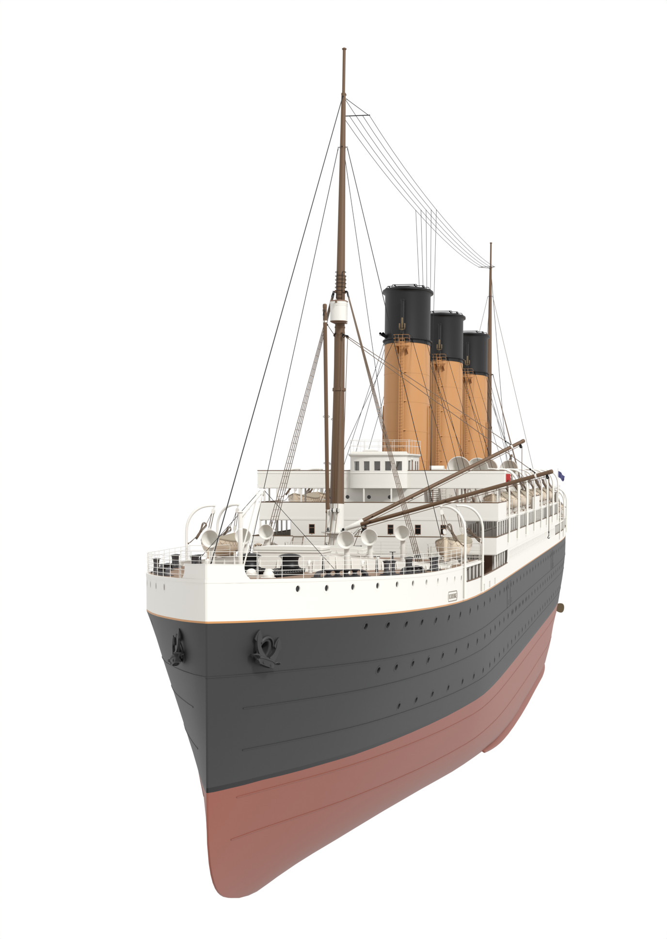 Steam Liner  3D model_8