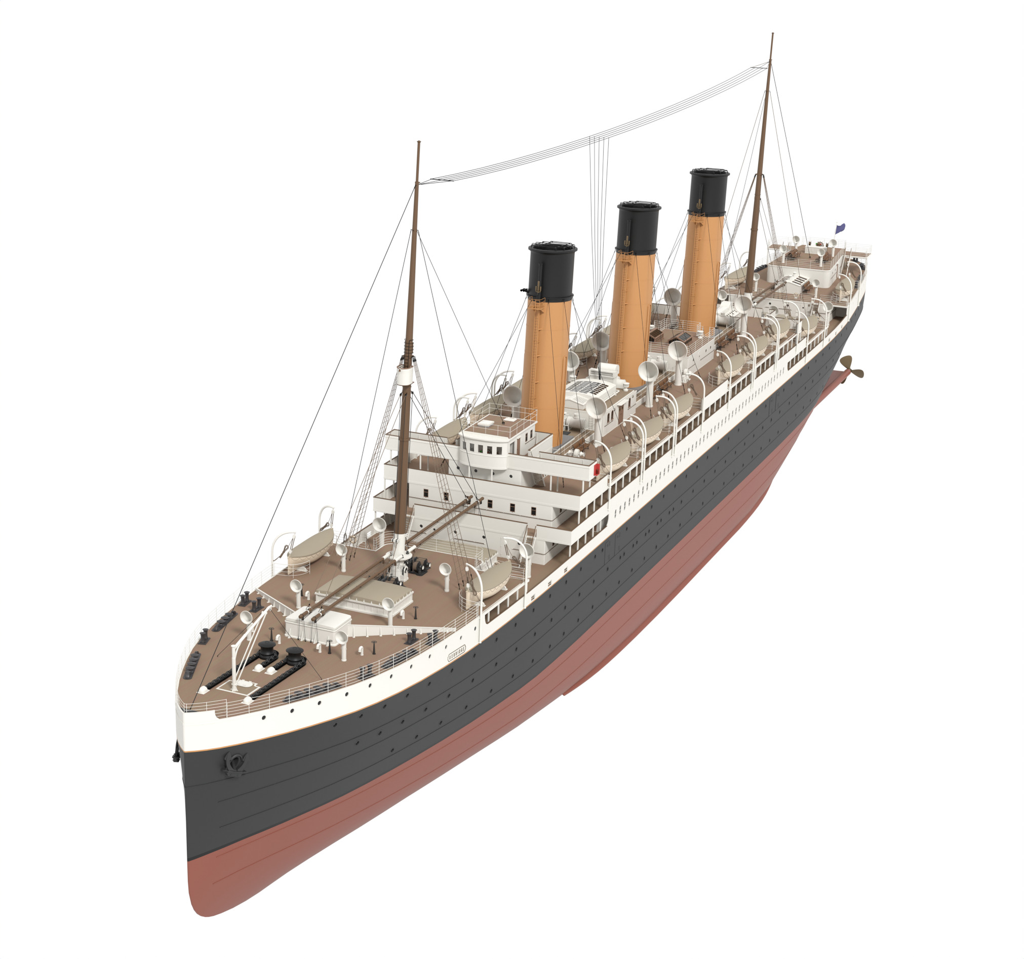 Steam Liner  3D model_2