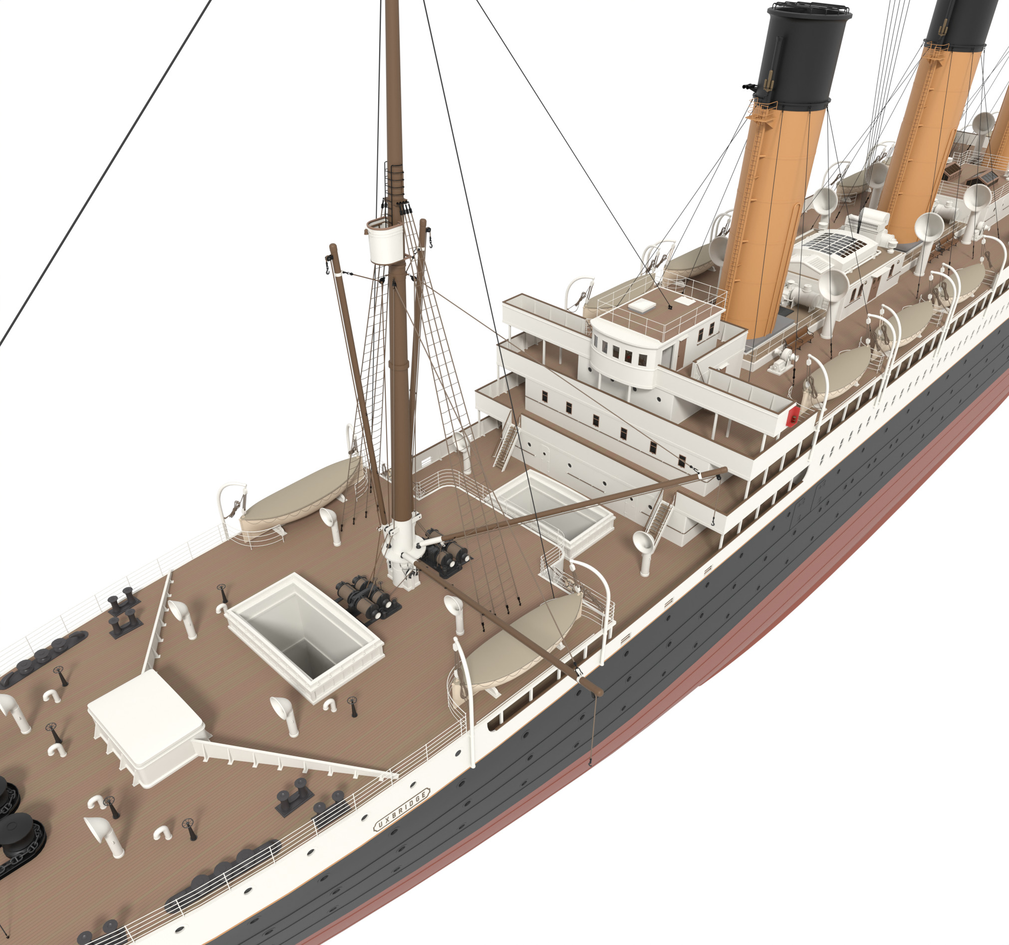 Steam Liner  3D model_11