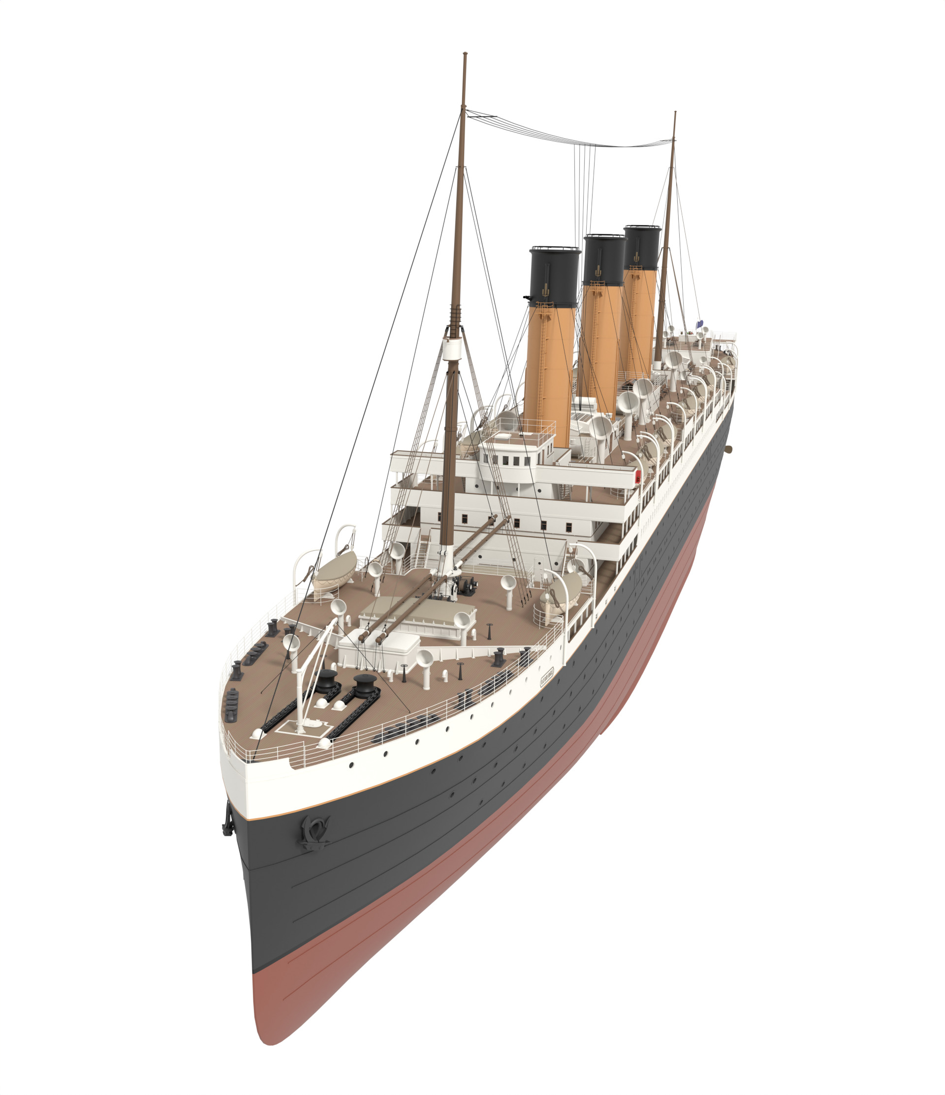 Steam Liner  3D model_7