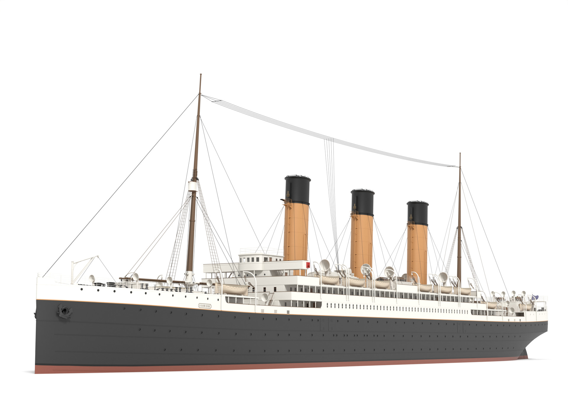 Steam Liner  3D model_6