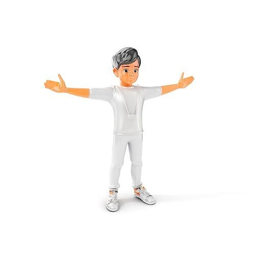 Youthful Casual Avatar Rigged and Animated D Character Model Low-poly 3D model