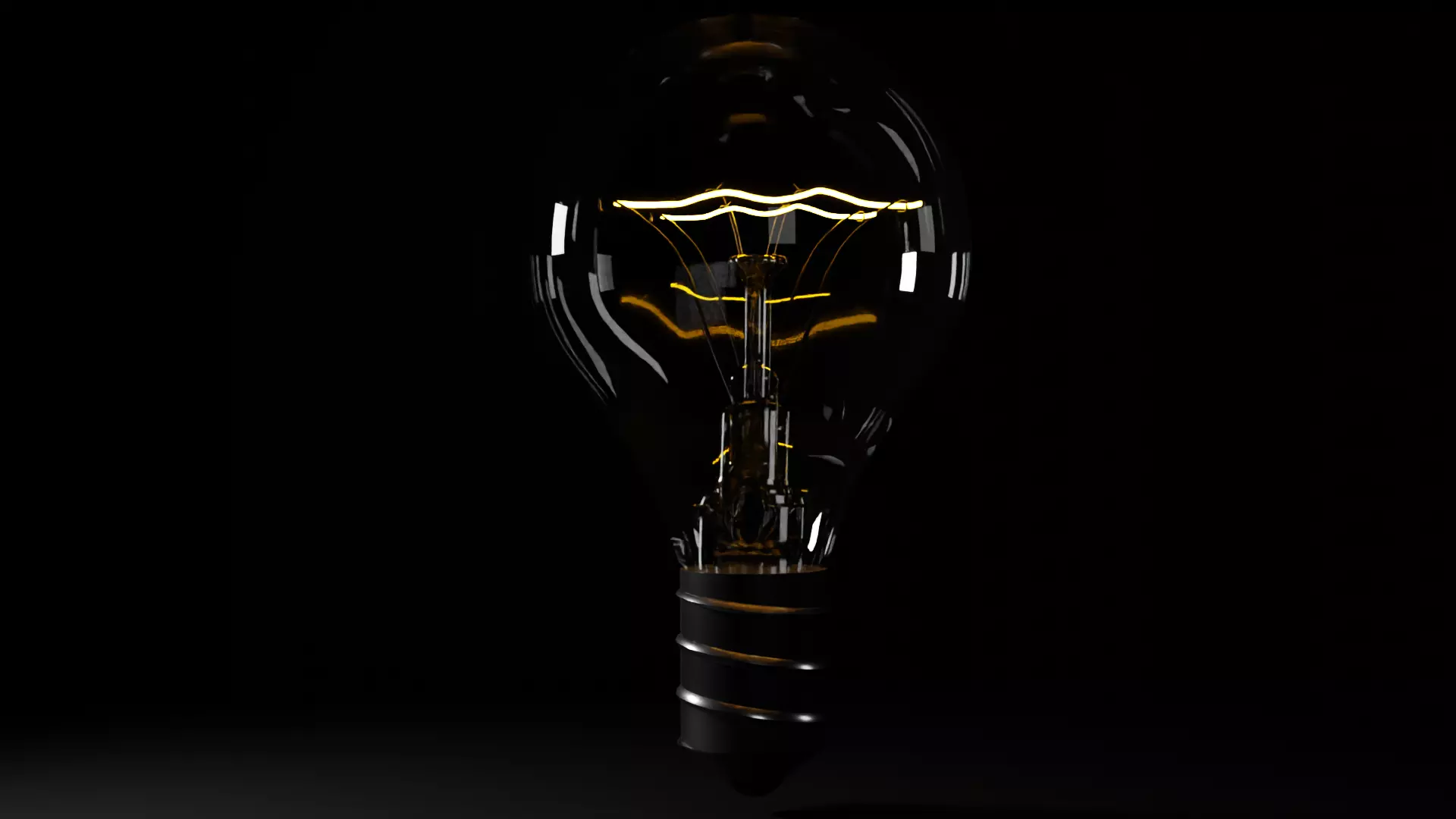 realistic light bulb 3D model_0