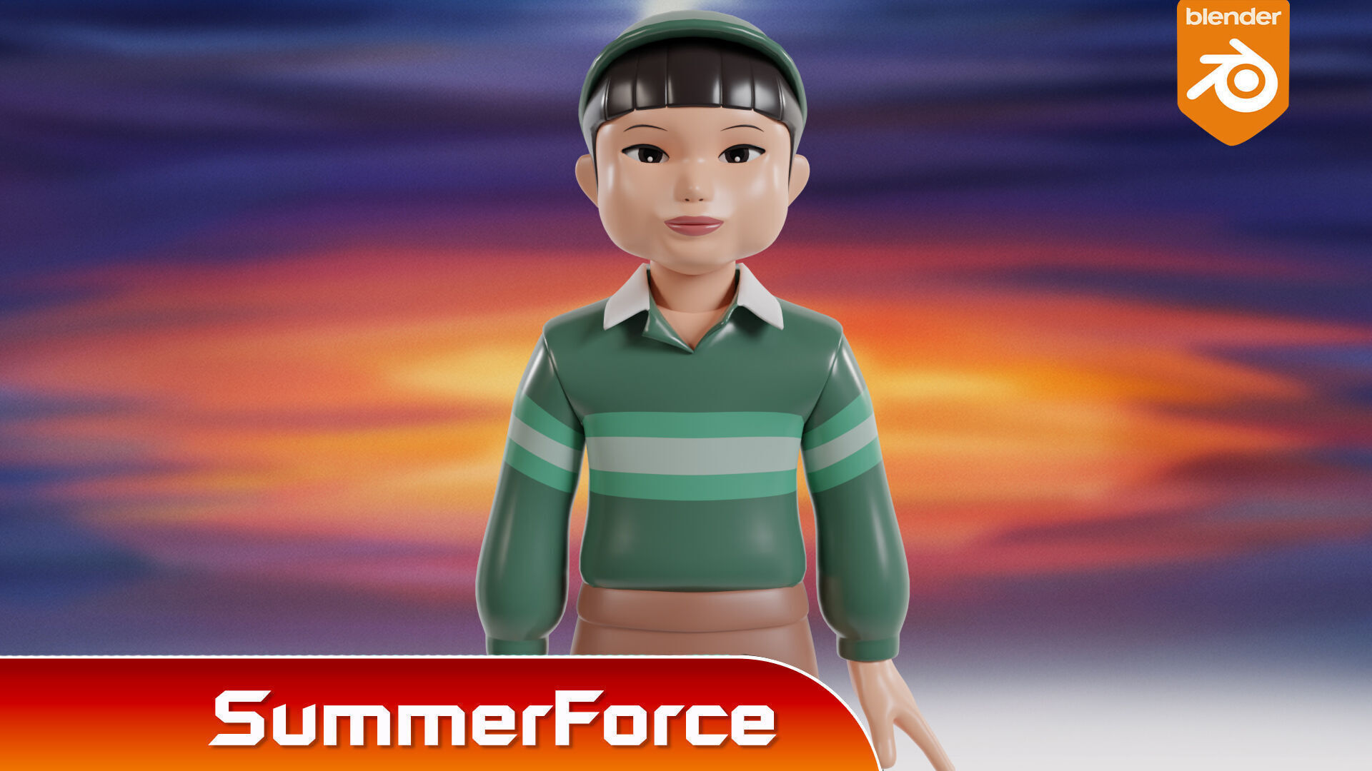 Cheol su - Squid Game 3D model_1