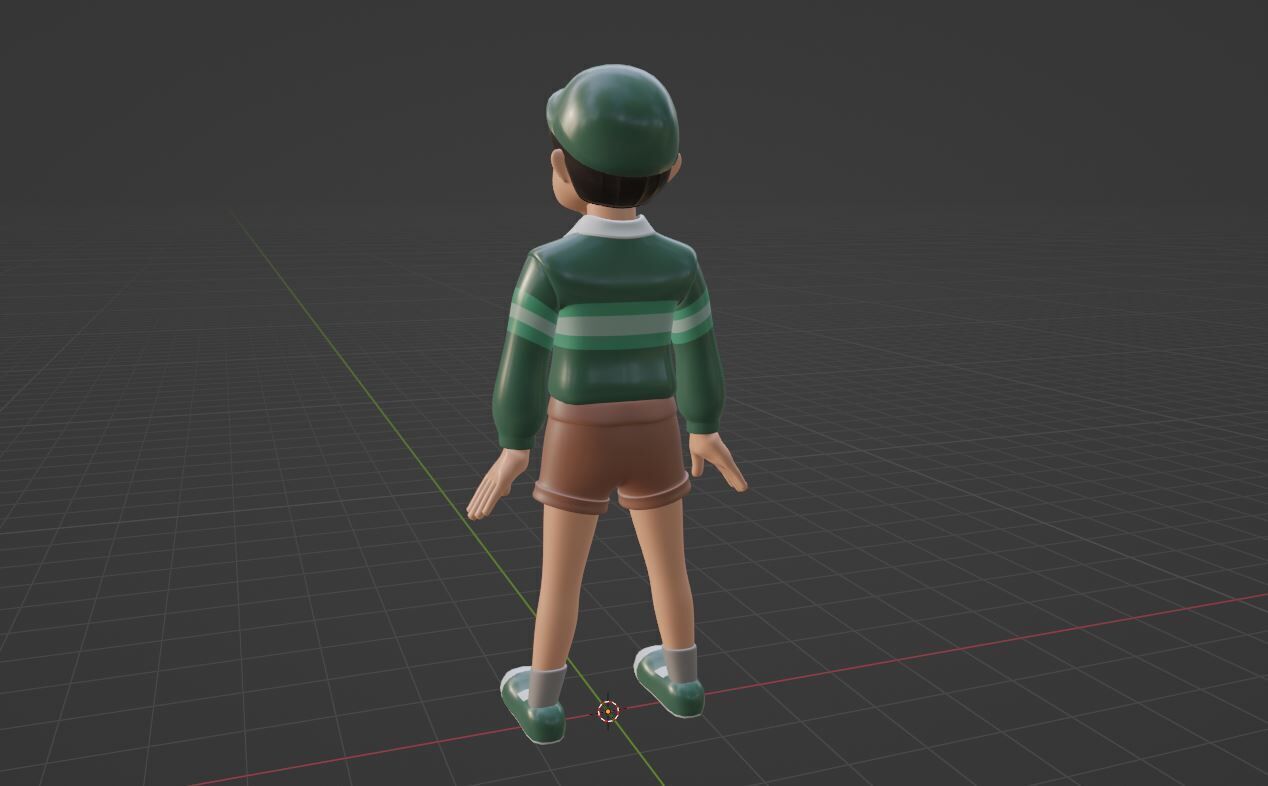 Cheol su - Squid Game 3D model_7