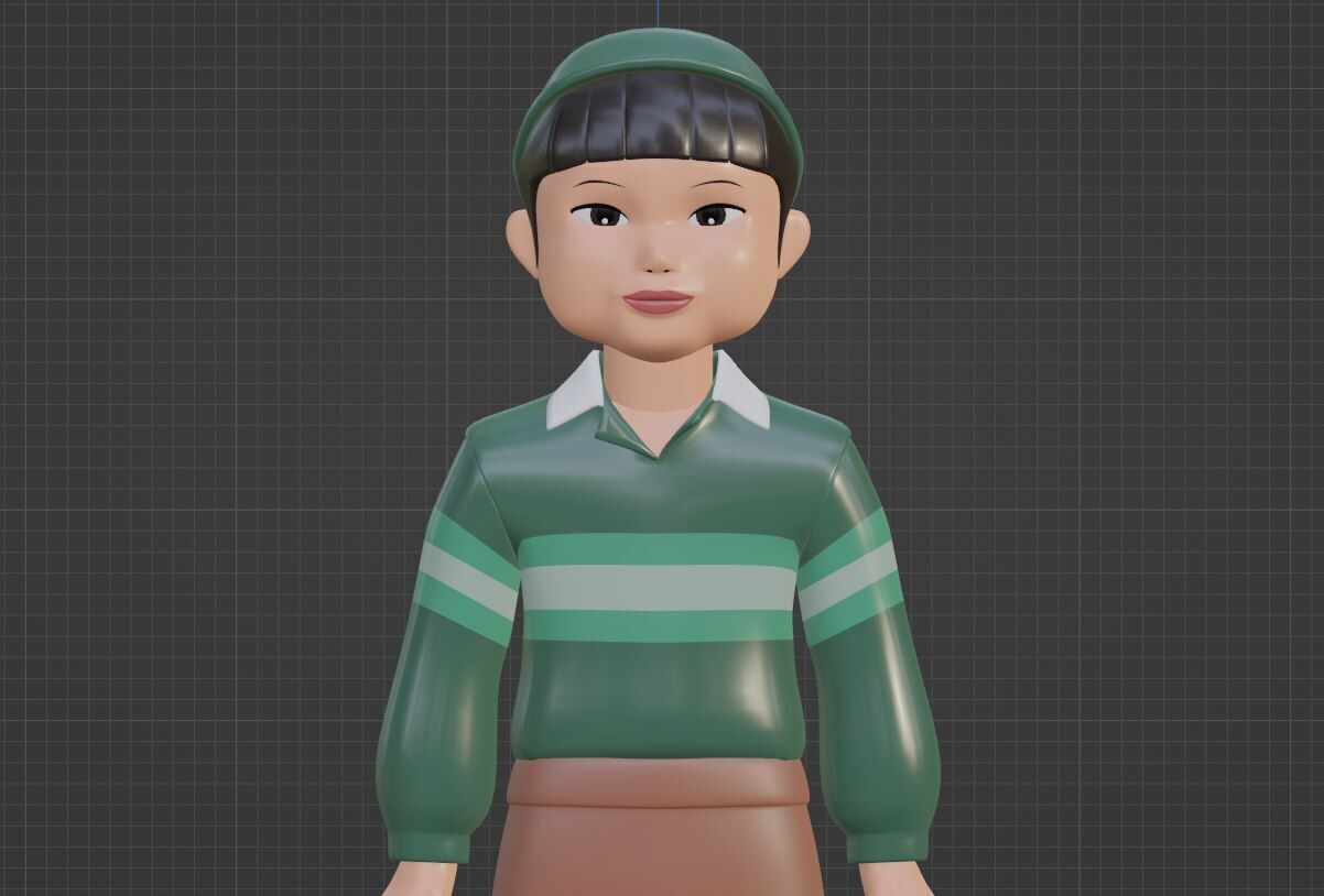 Cheol su - Squid Game 3D model_9