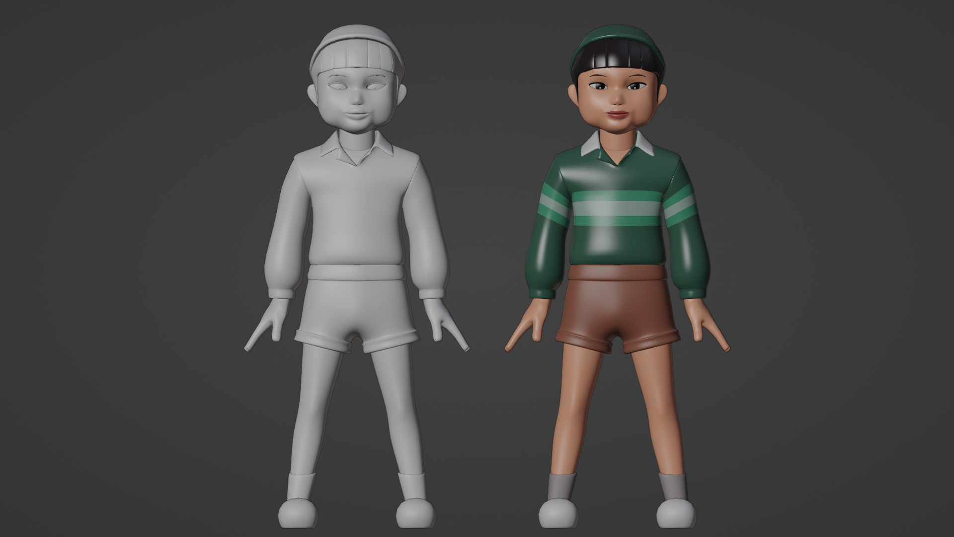 Cheol su - Squid Game 3D model_18