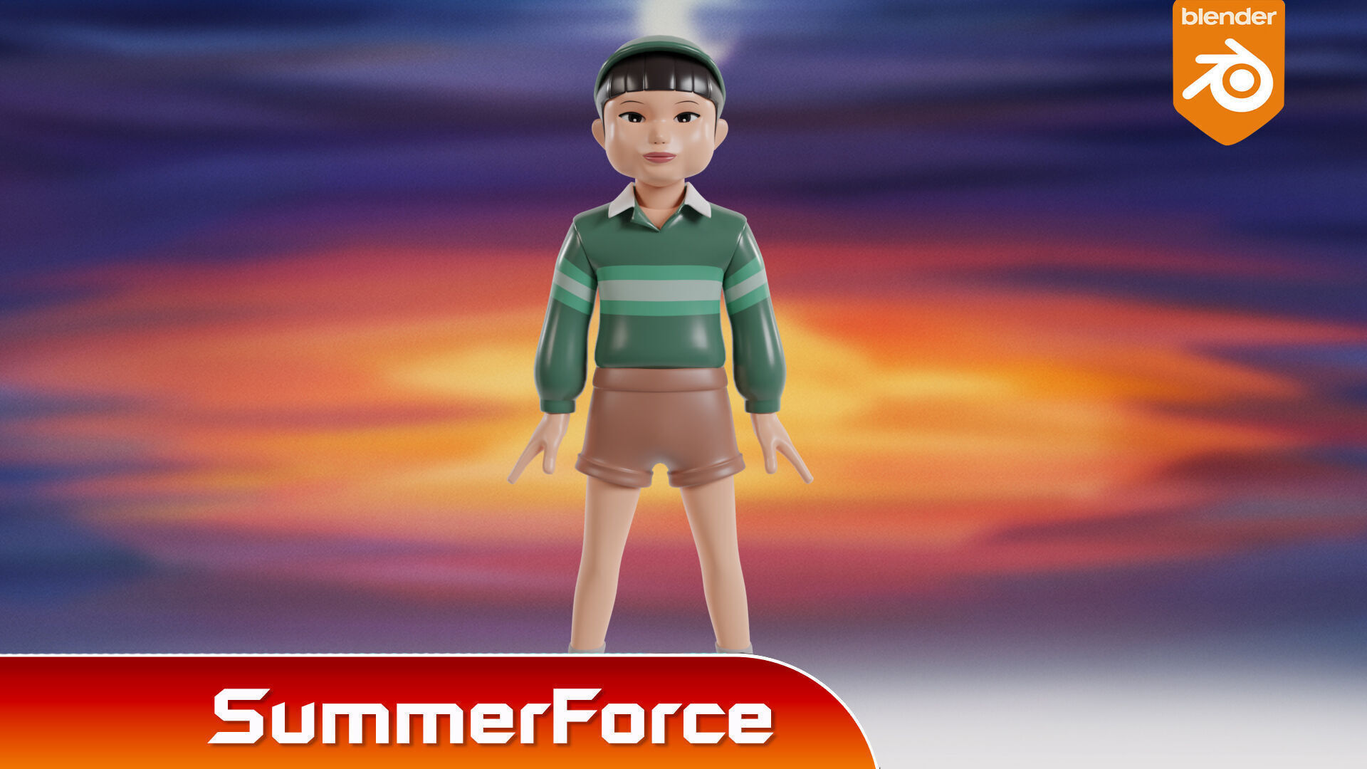 Cheol su - Squid Game 3D model_2