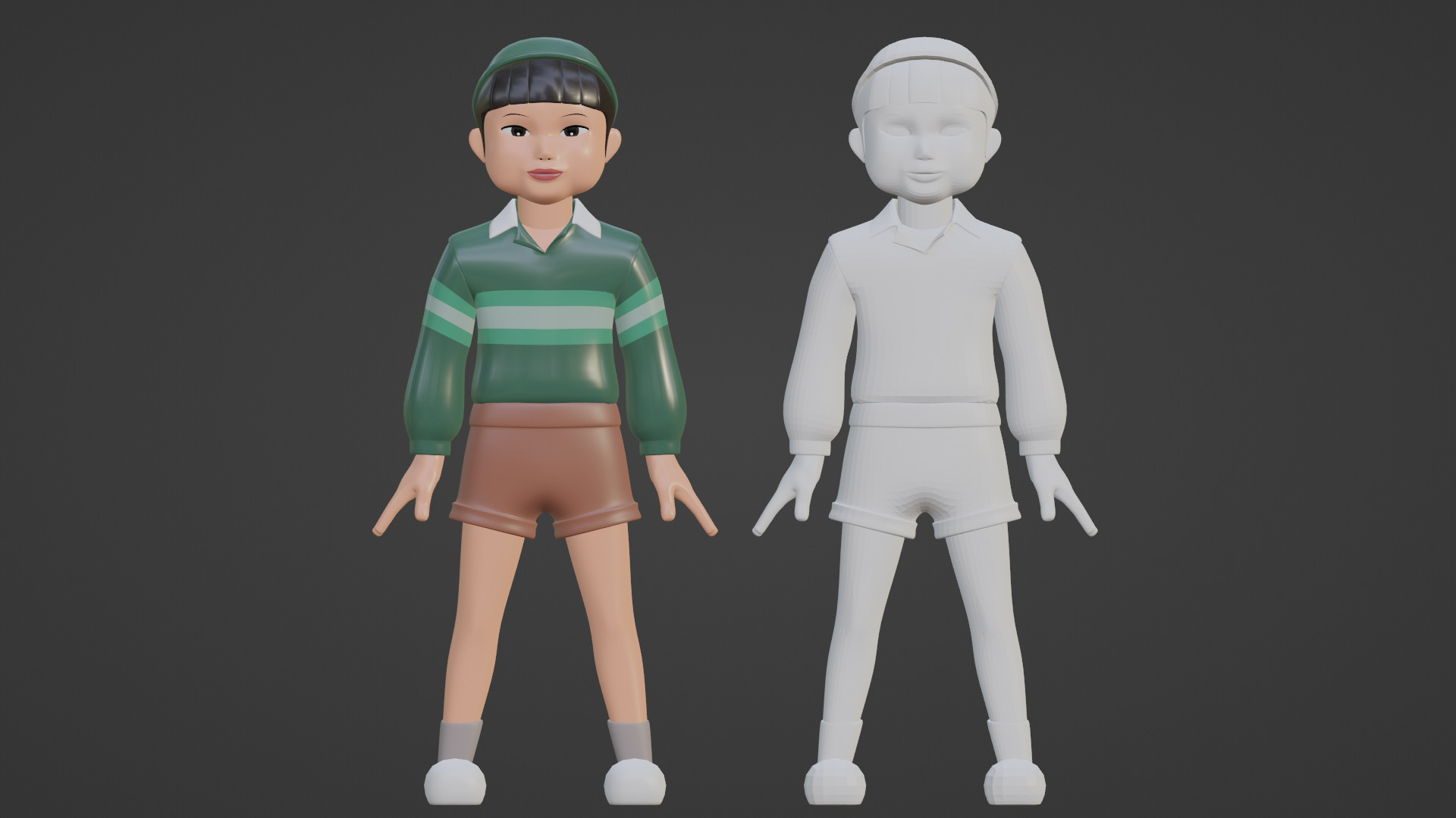 Cheol su - Squid Game 3D model_16