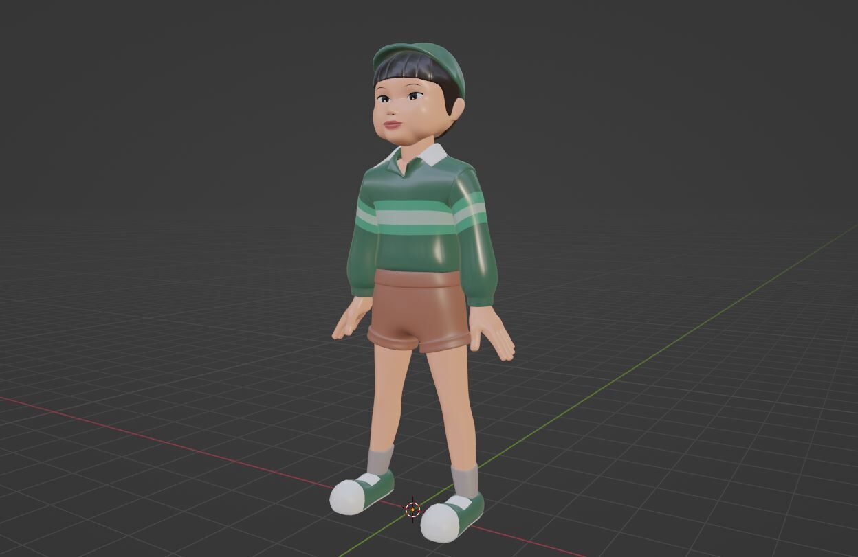 Cheol su - Squid Game 3D model_6