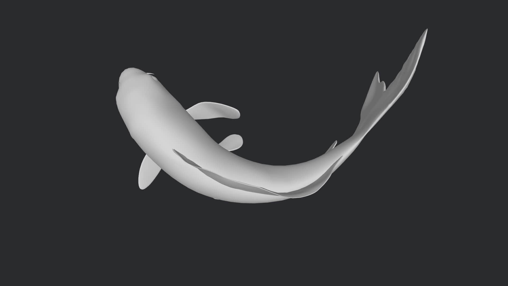 Koi Fish 3D Model Ready to Print 3D print model_6