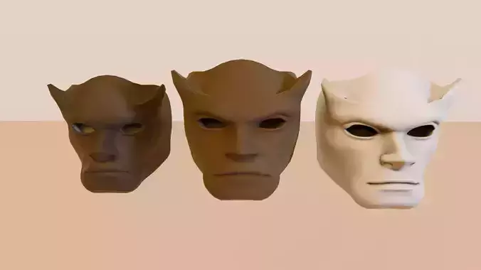 Minimalistic Devil Mask 