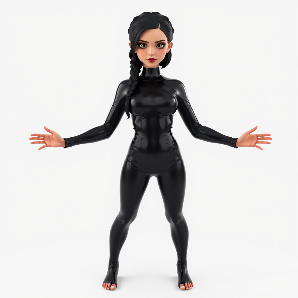 Stealthy Agent Character Rigged and Animated D Model Low-poly 3D model_2