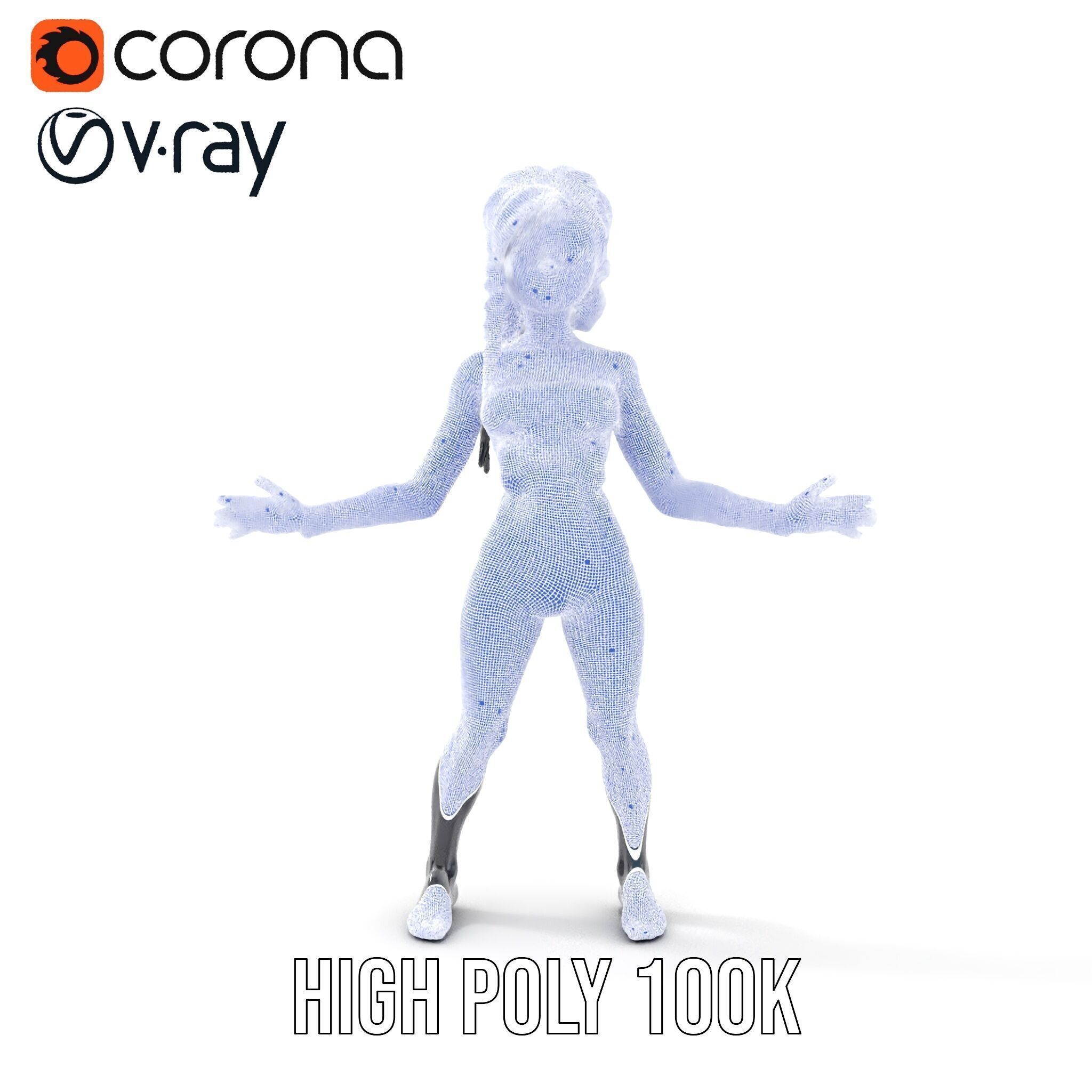 Stealthy Agent Character Rigged and Animated D Model Low-poly 3D model_40