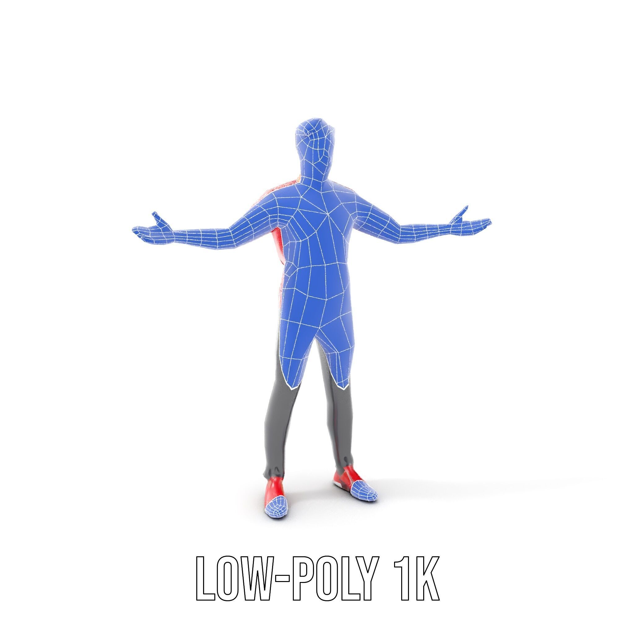 Stylish Male Character Rigged and Animated for Realistic Game... Low-poly 3D model_16