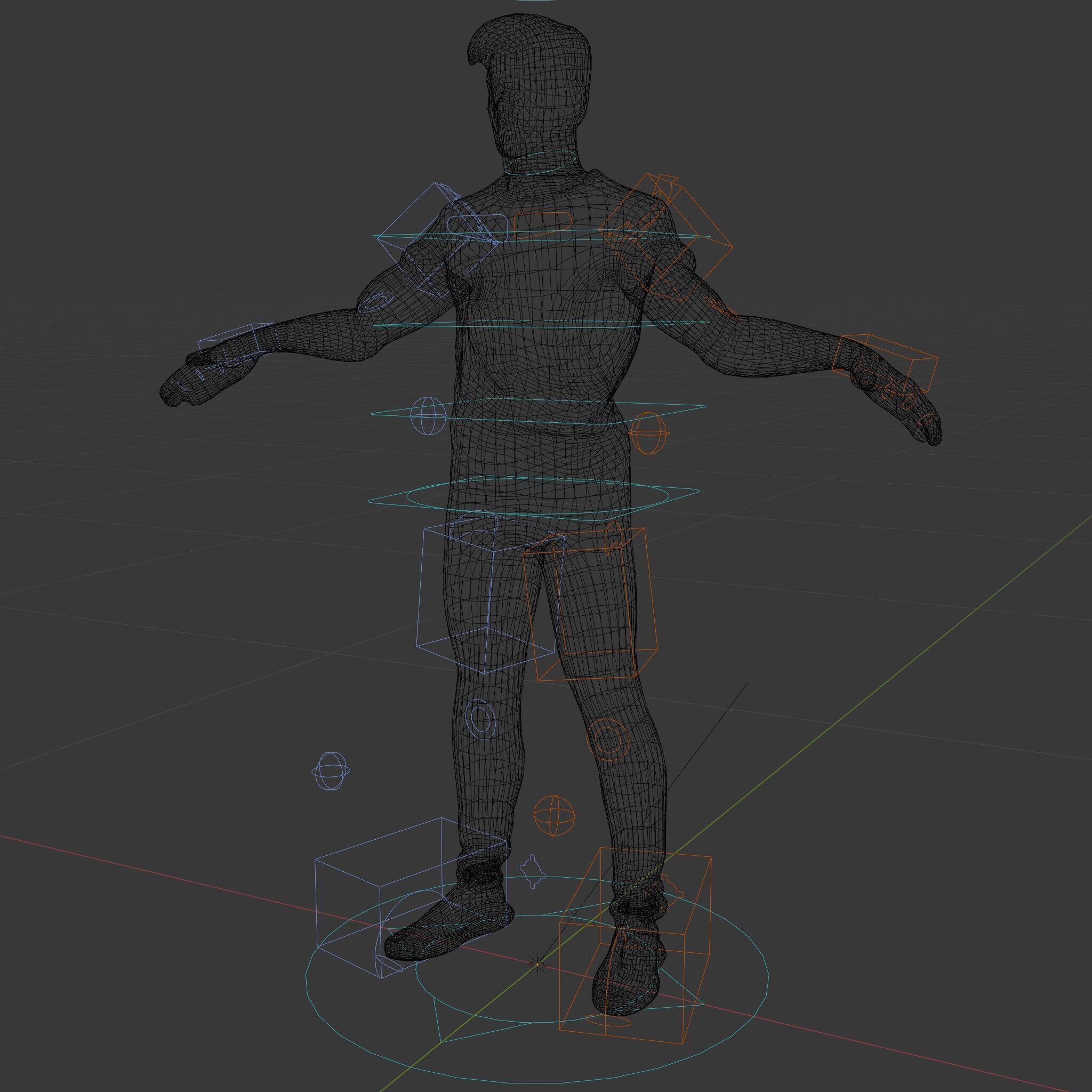 Stylish Male Character Rigged and Animated for Realistic Game... Low-poly 3D model_6