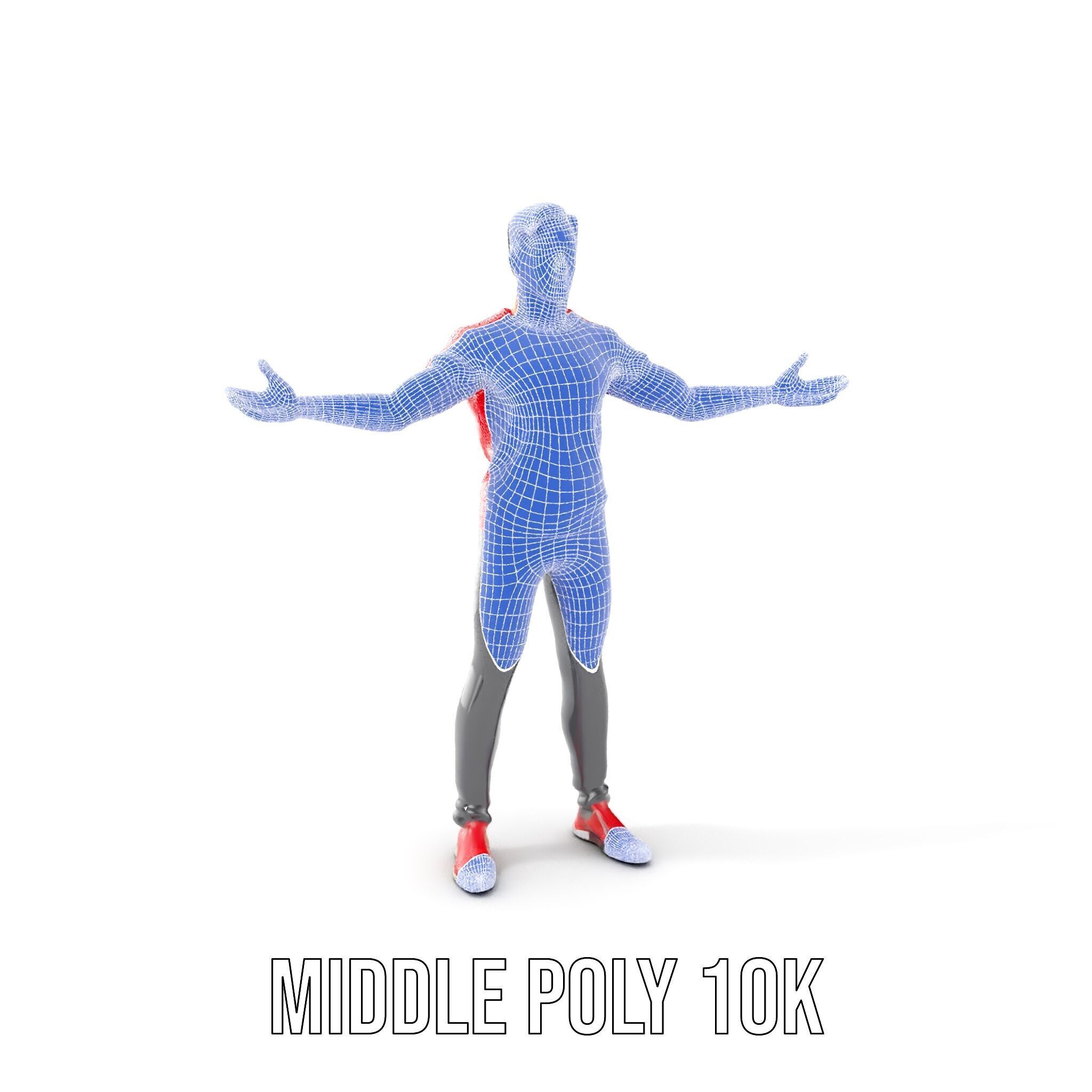 Stylish Male Character Rigged and Animated for Realistic Game... Low-poly 3D model_17