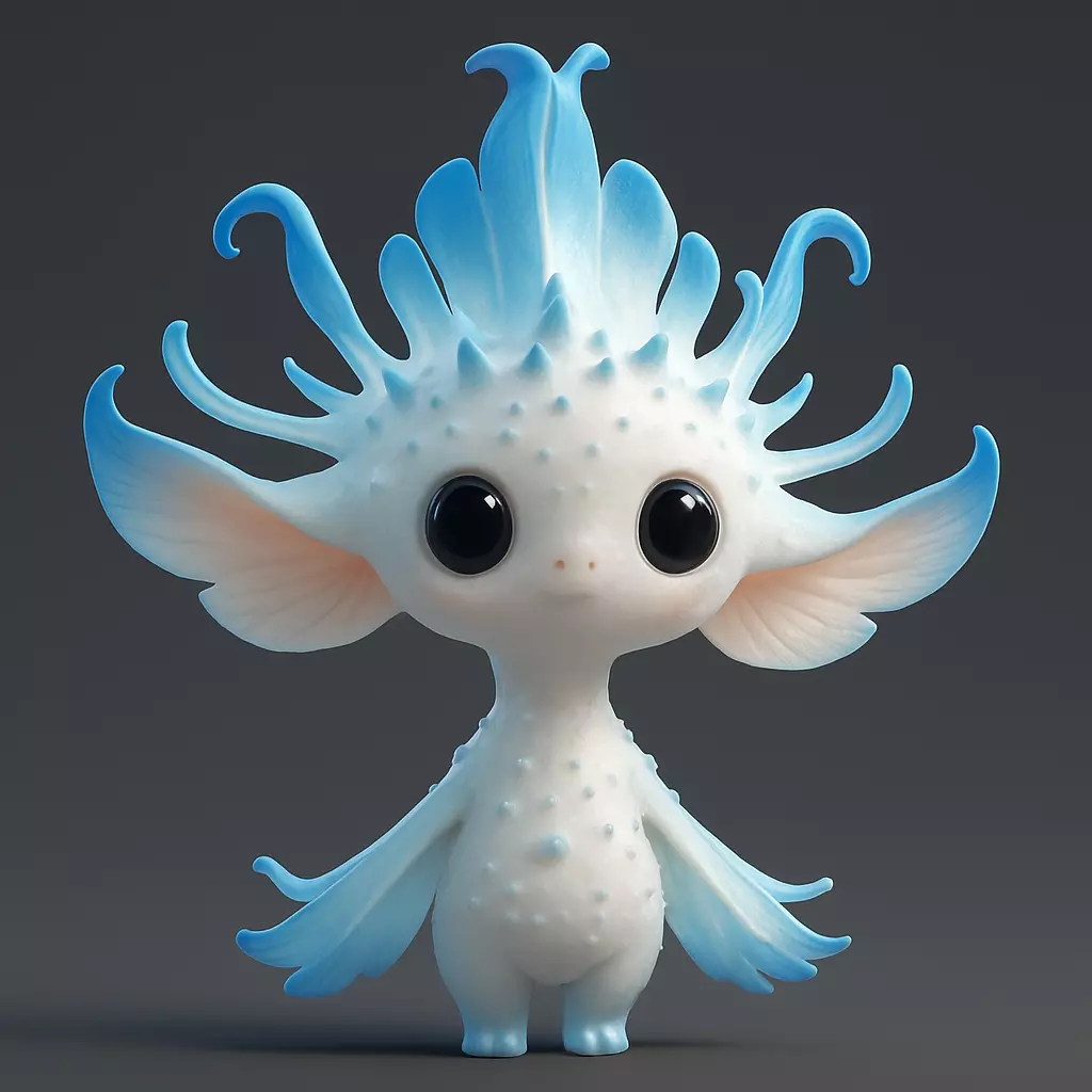 Axoltl tipo neve 3D print model
