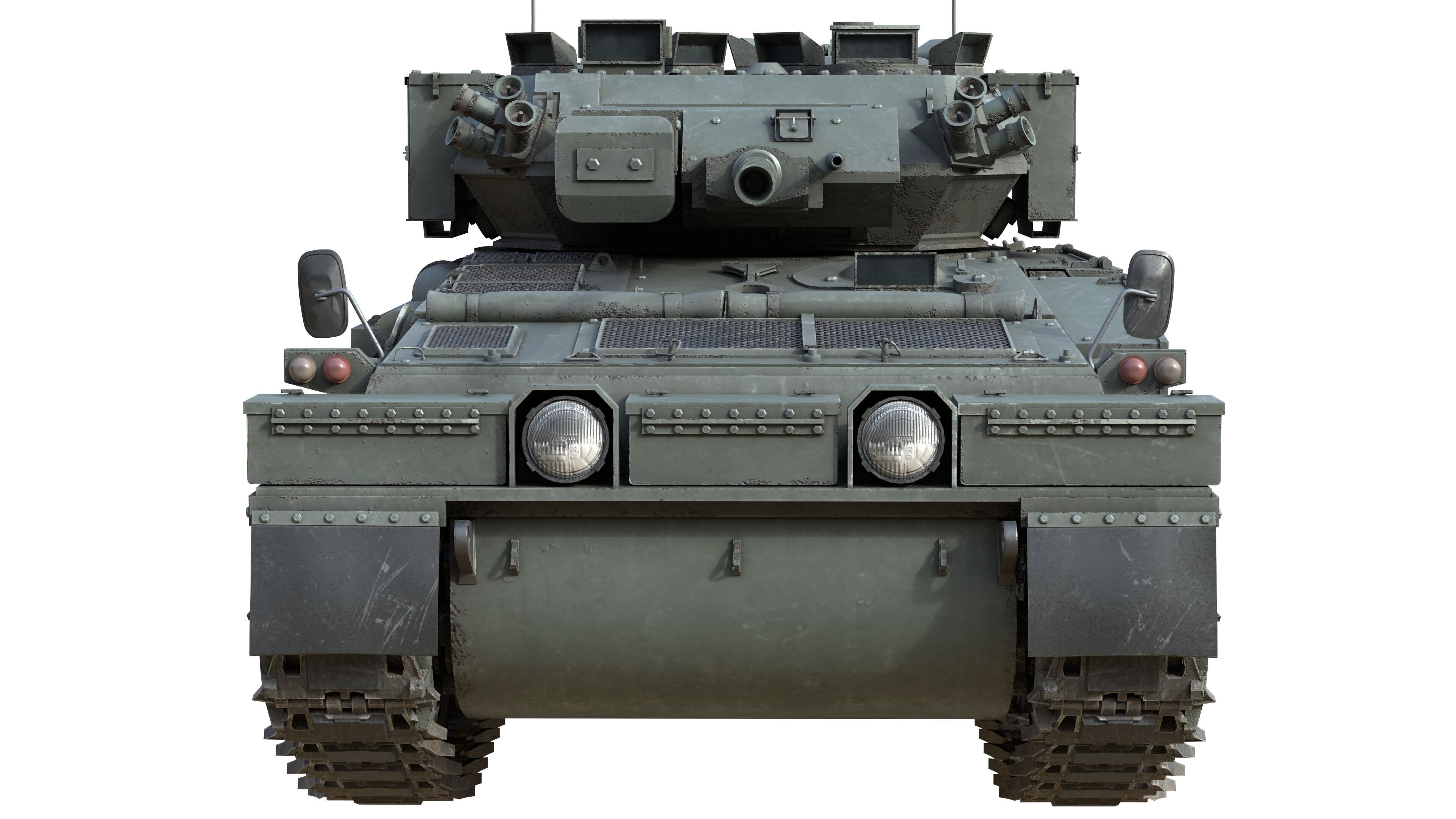 Scimitar FV 107 CVR Tank Low-poly 3D model_8