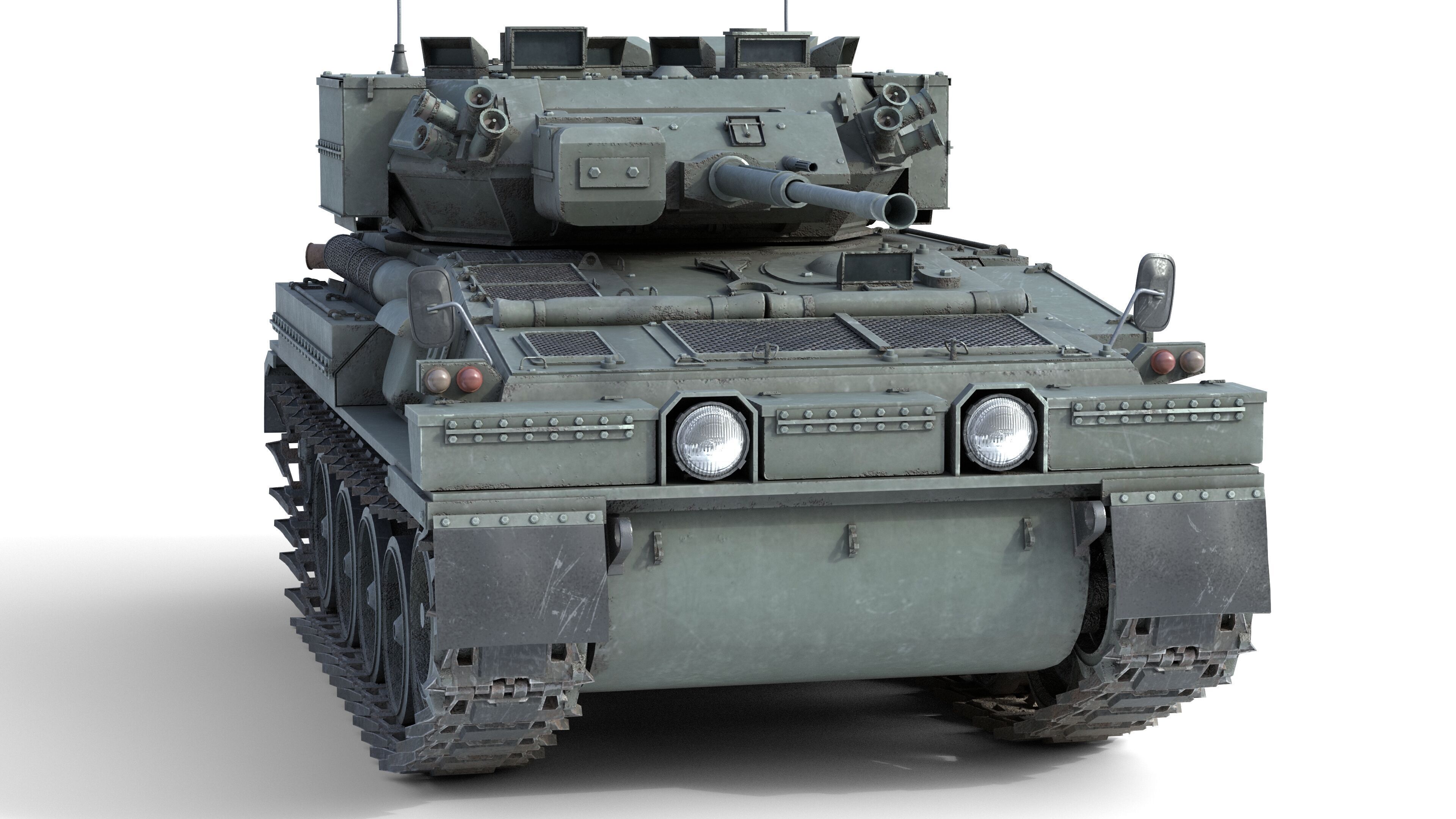 Scimitar FV 107 CVR Tank Low-poly 3D model_2