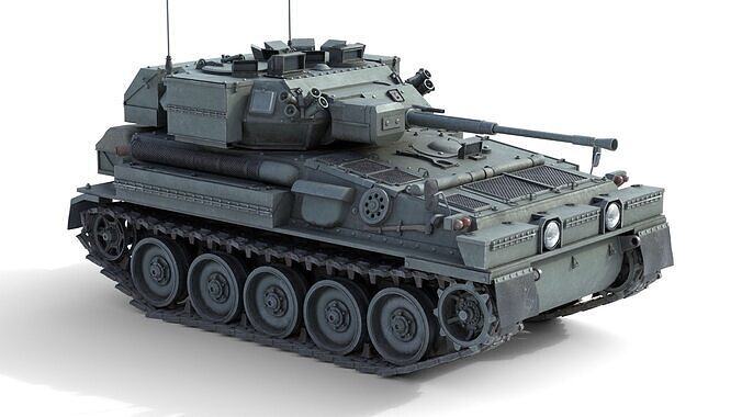 Scimitar FV 107 CVR Tank Low-poly 3D model