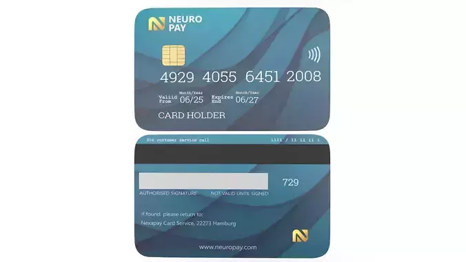 Generic Credit Card Mockup