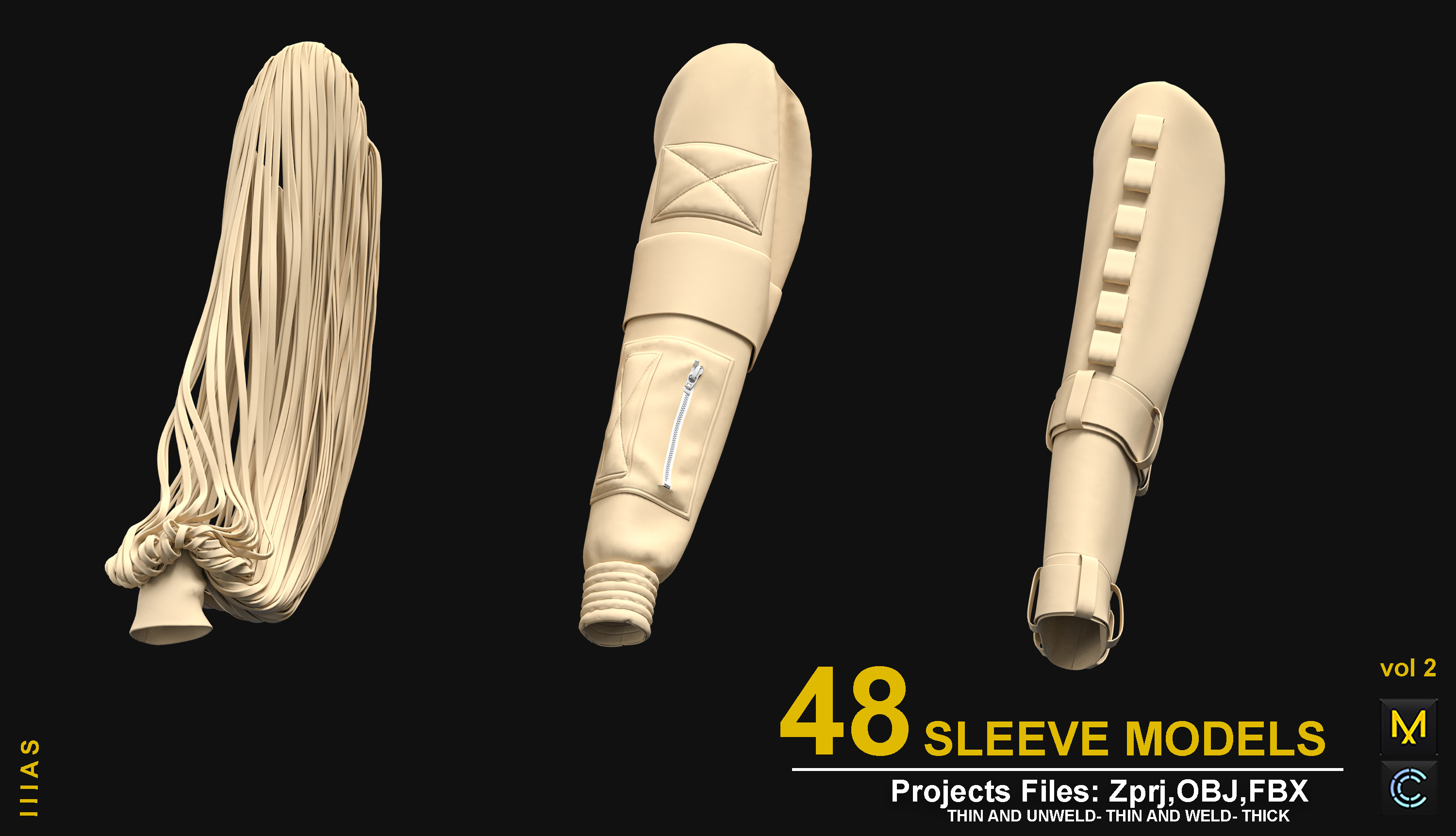 SLEEVE MODELS  3D model_11