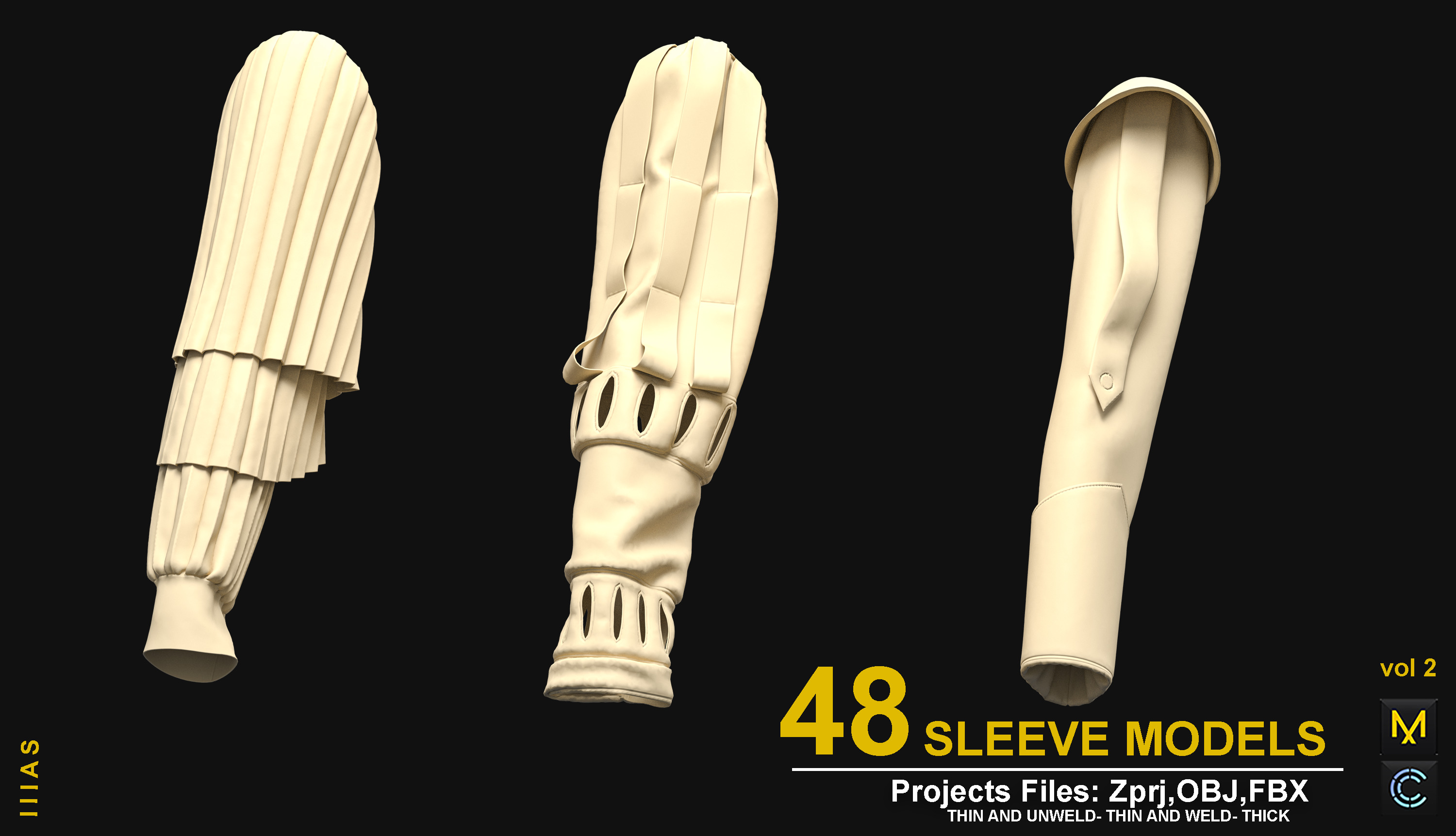 SLEEVE MODELS  3D model_4