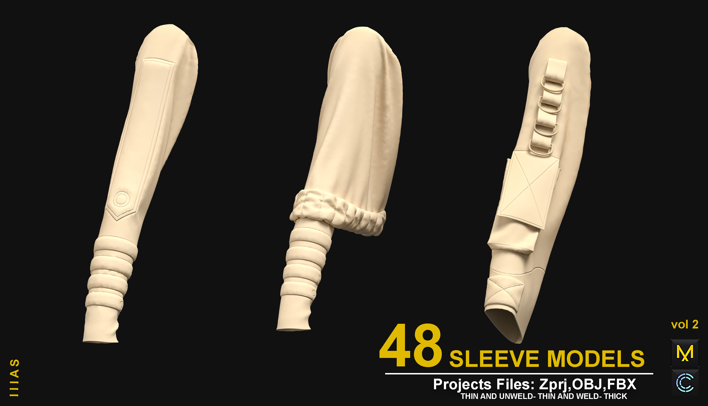 SLEEVE MODELS  3D model_12