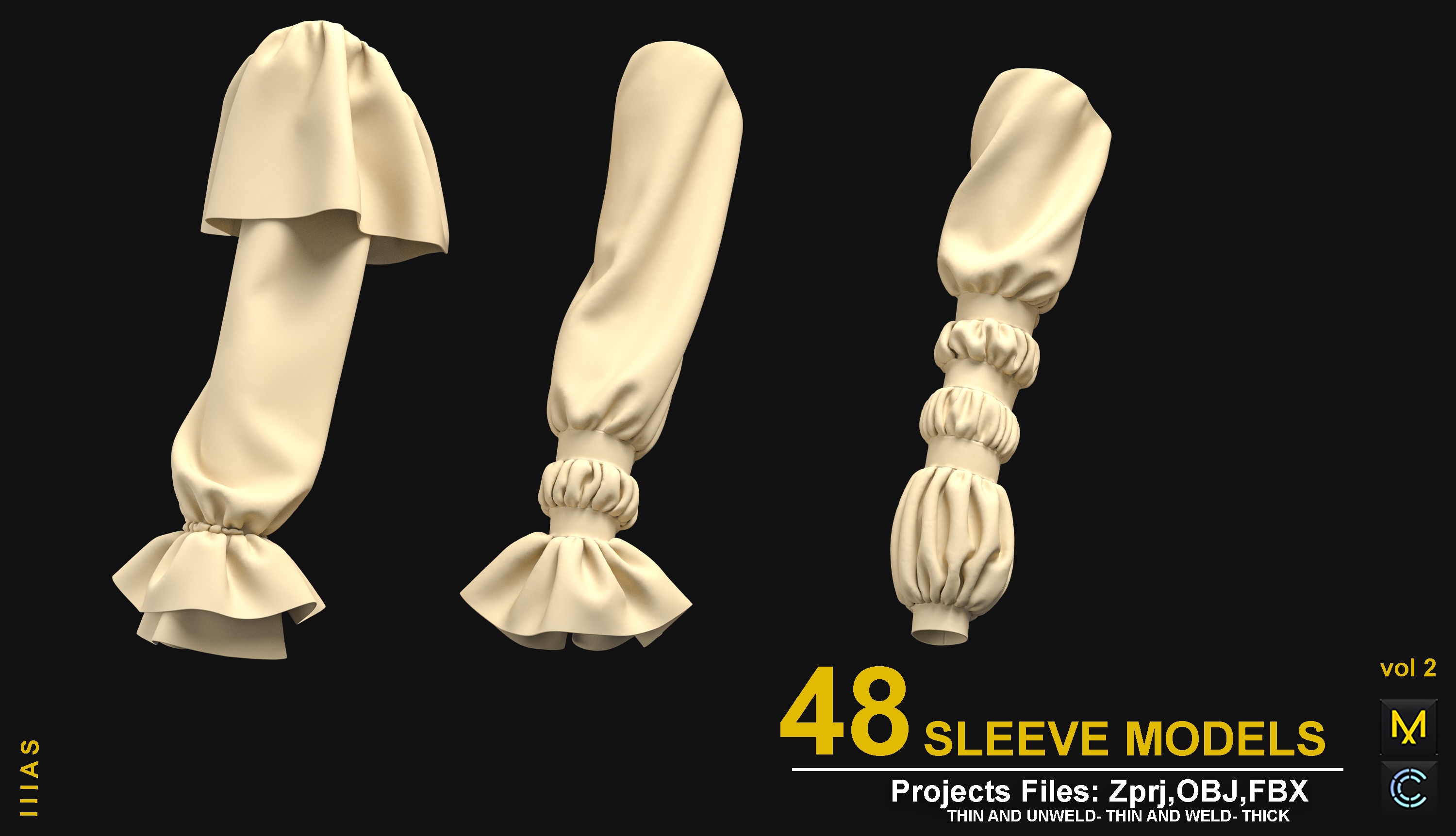 SLEEVE MODELS  3D model_8