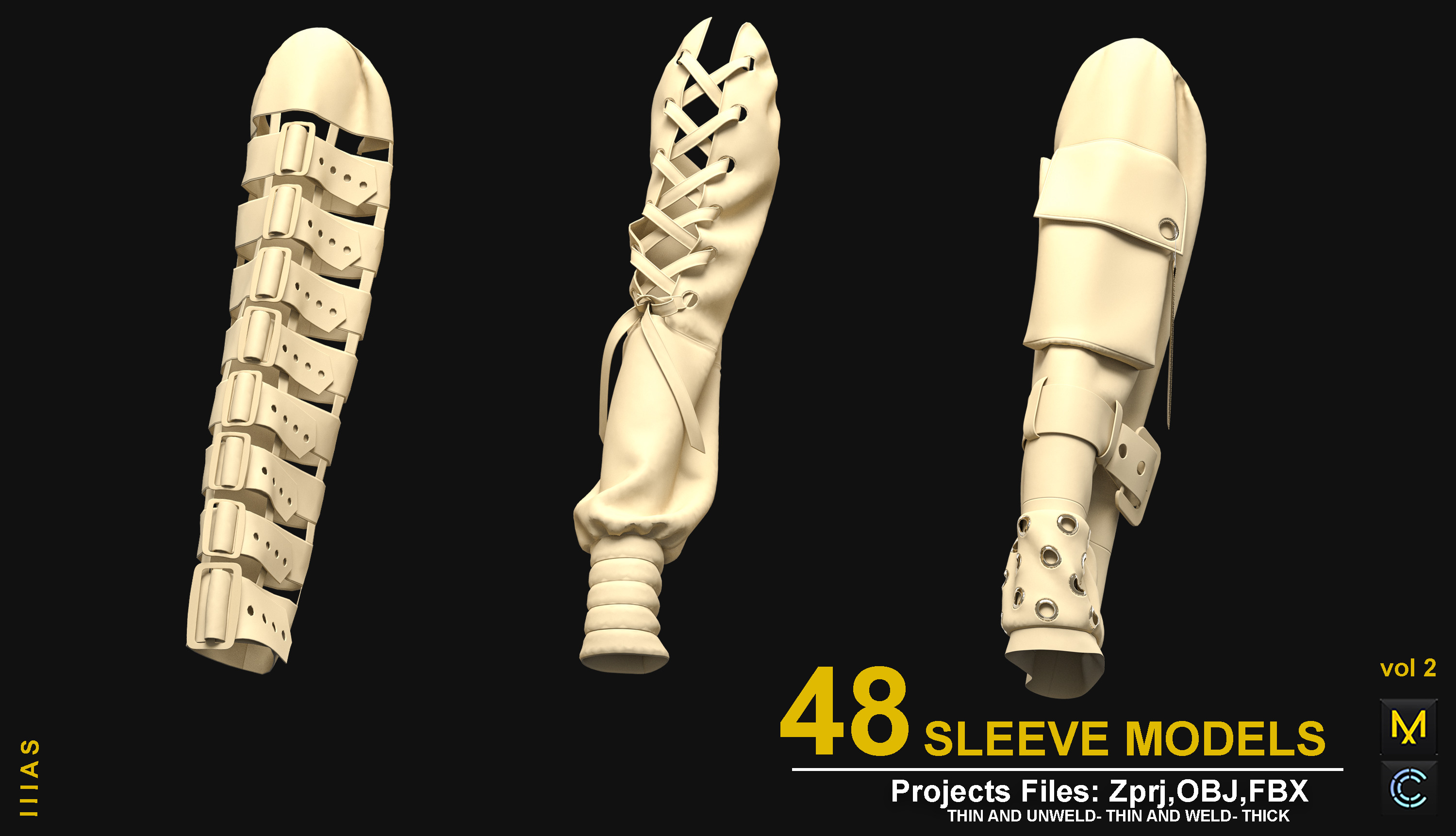 SLEEVE MODELS  3D model_9