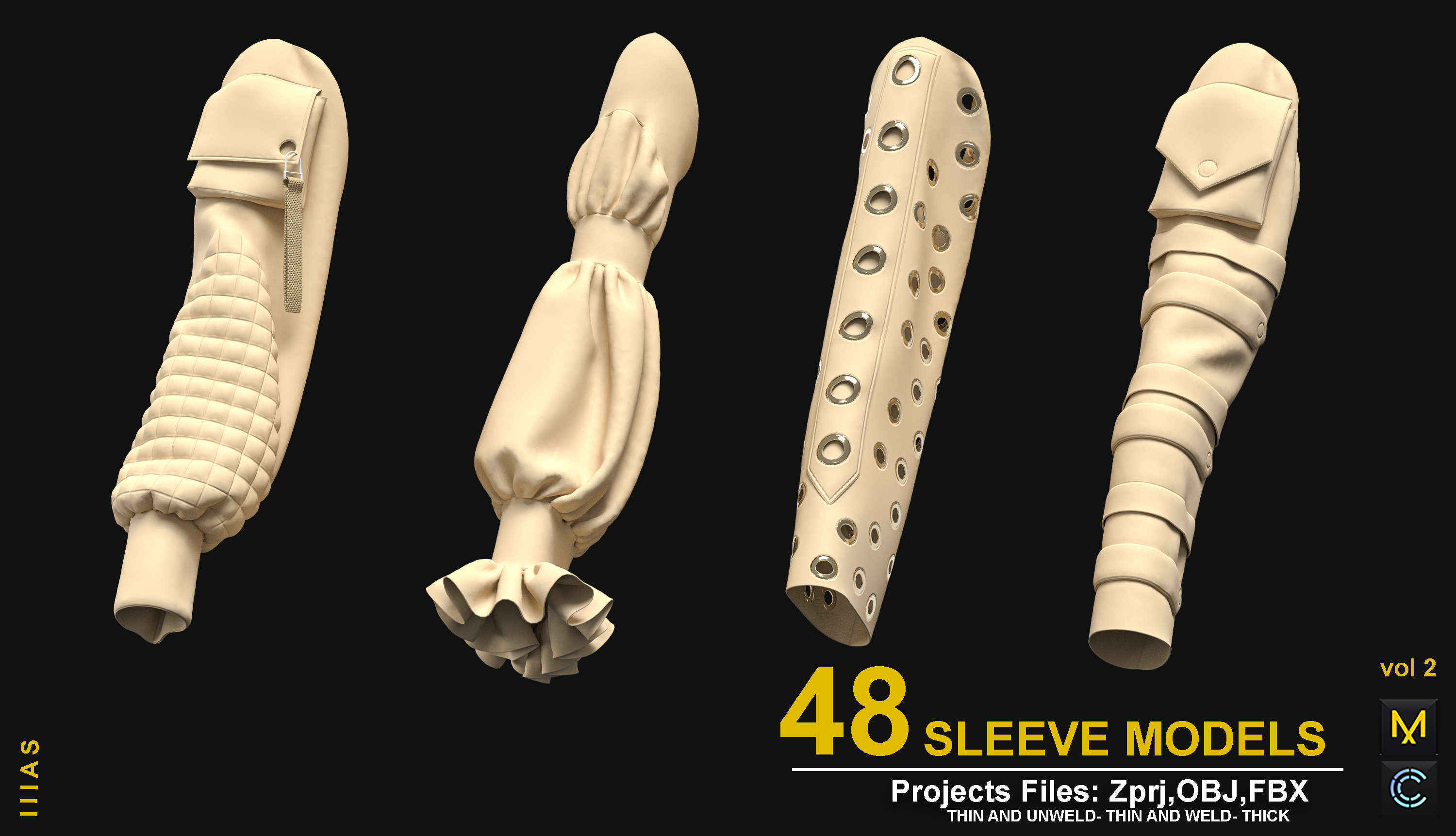 SLEEVE MODELS  3D model_6